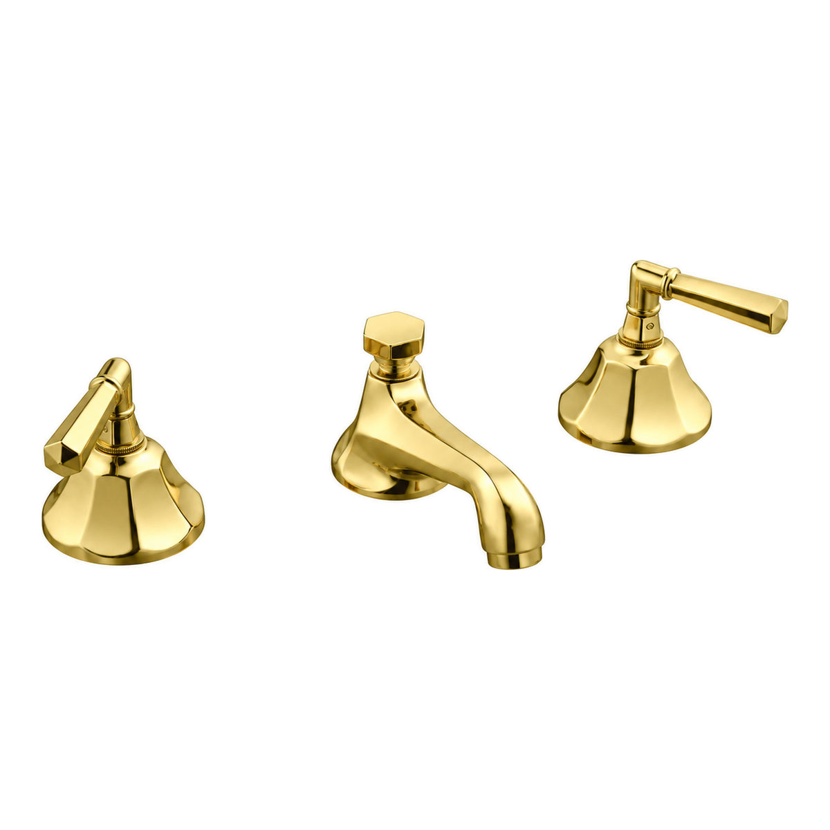 Mississippi Widespread Lavatory Faucet P0981 in Supercoat Brass / Polished Brass