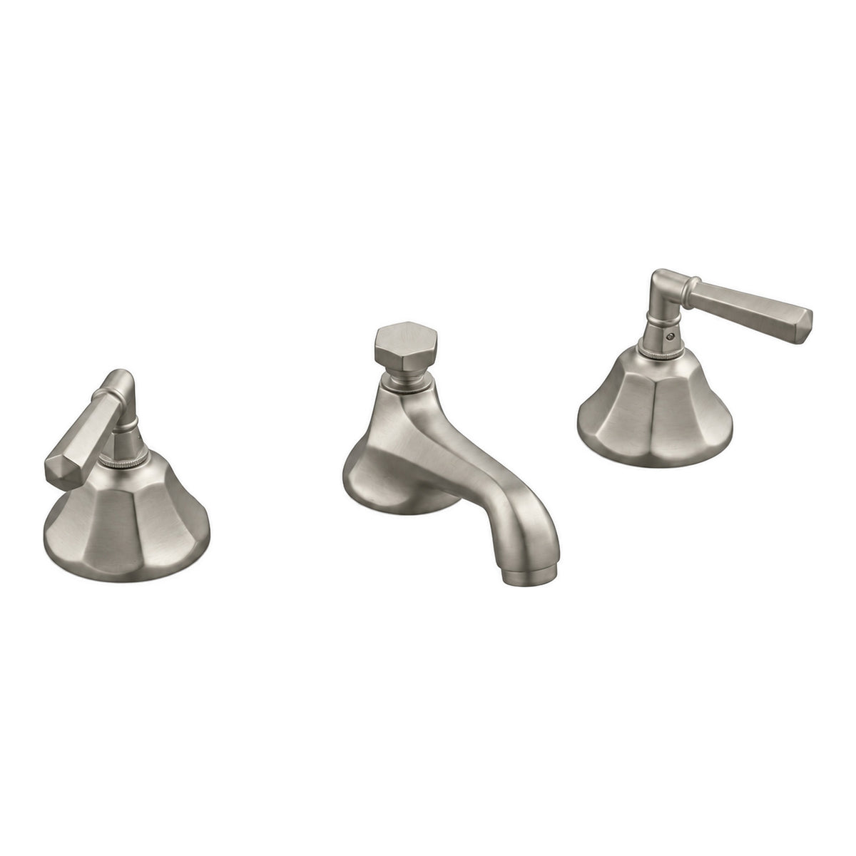 Mississippi Widespread Lavatory Faucet P0981 in Matte Nickel