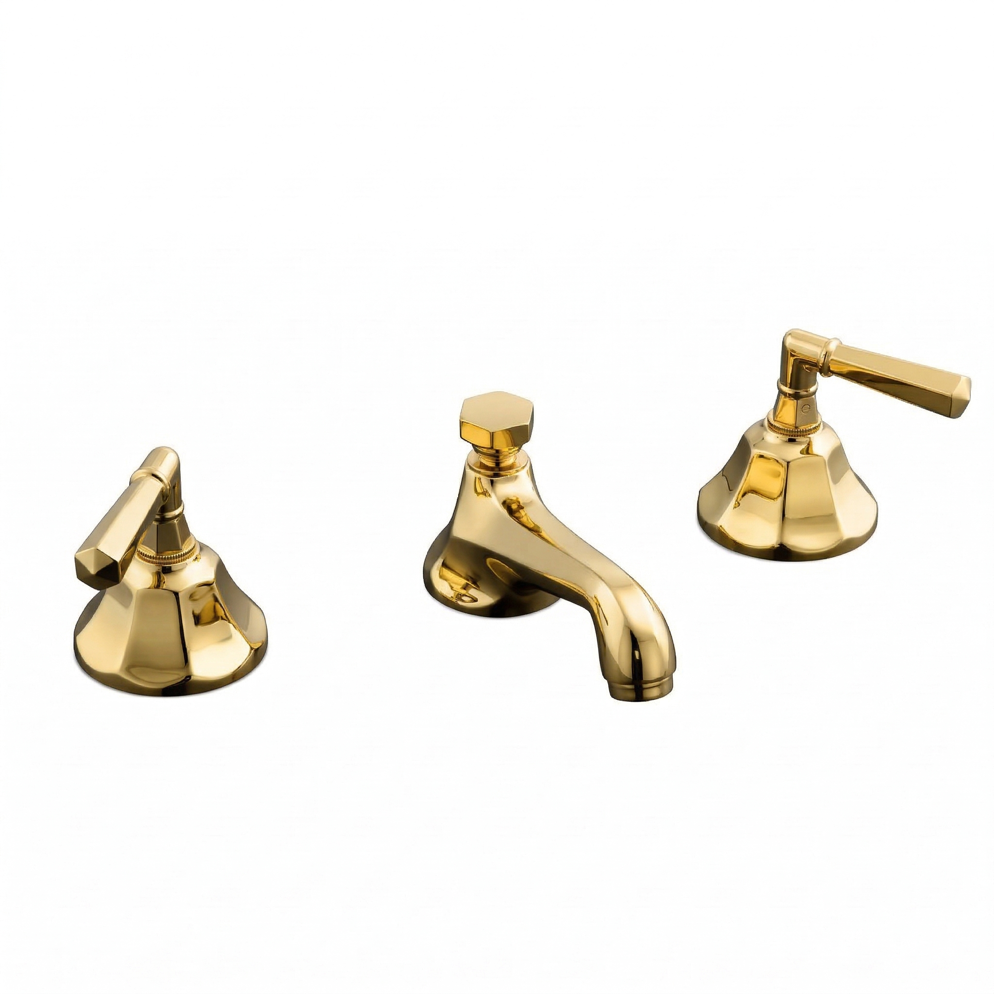 Mississippi Widespread Lavatory Faucet P0981 | Strom Living Polished Brass - Bathroom Faucets