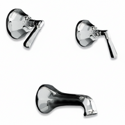 Mississippi In-Wall Tub & Shower Set Lever Handle P0983 | Strom Living Chrome - Showers