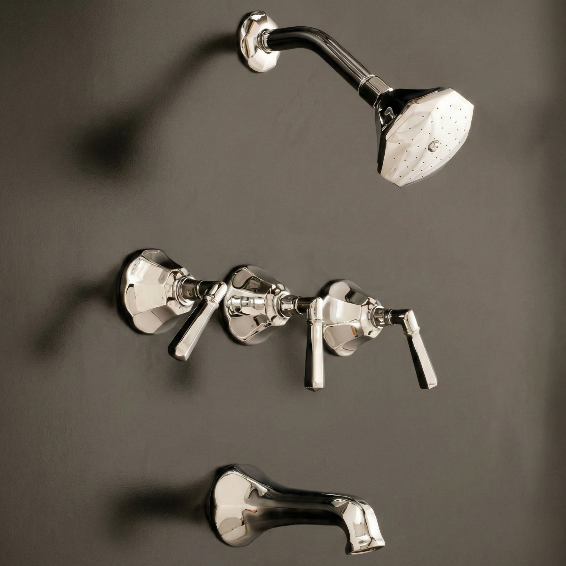 Mississippi In-Wall Shower Set Lever Handles P0984 | Strom Living - Showers