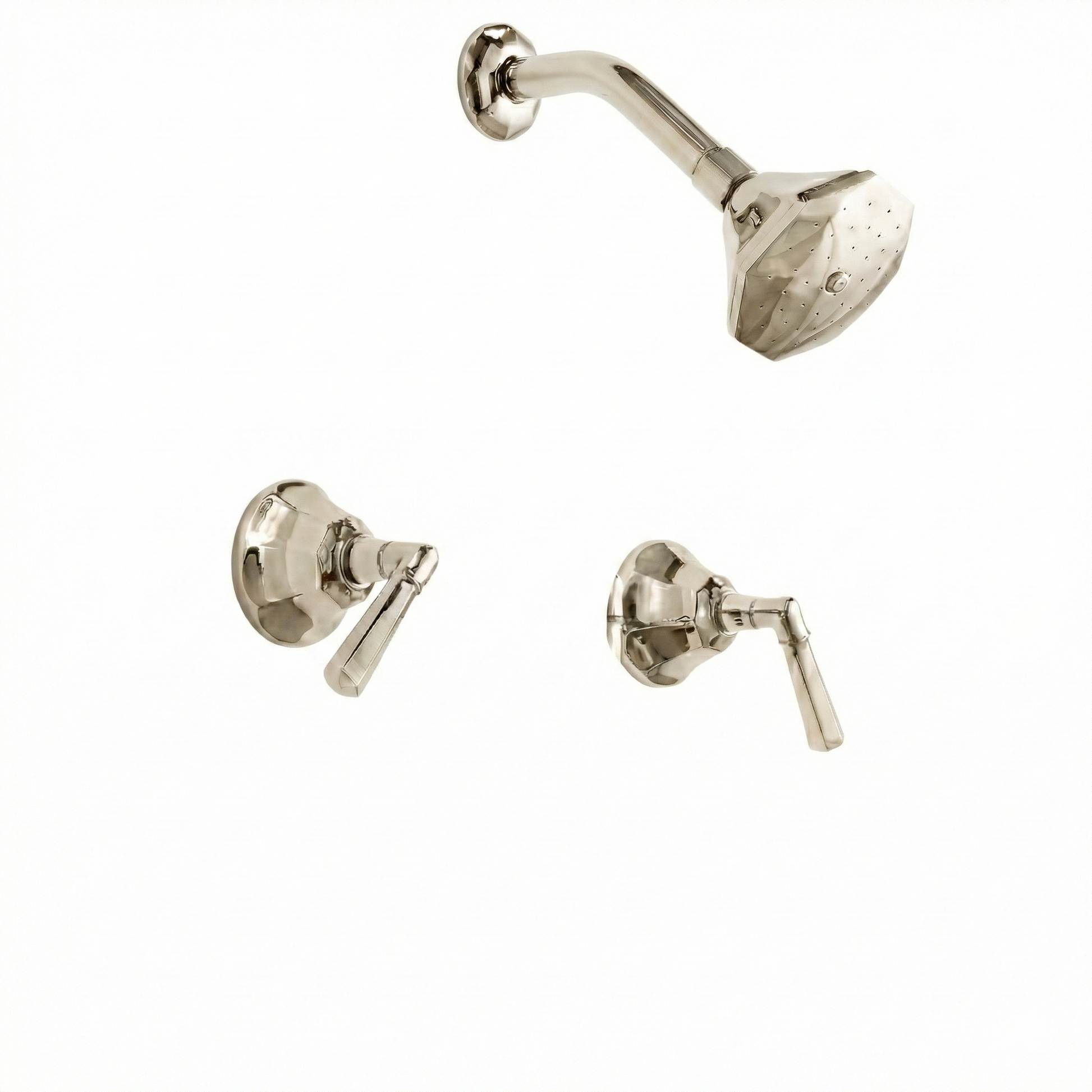 Mississippi In-Wall Shower Set Lever Handles P0984 | Strom Living Polished Nickel - Showers