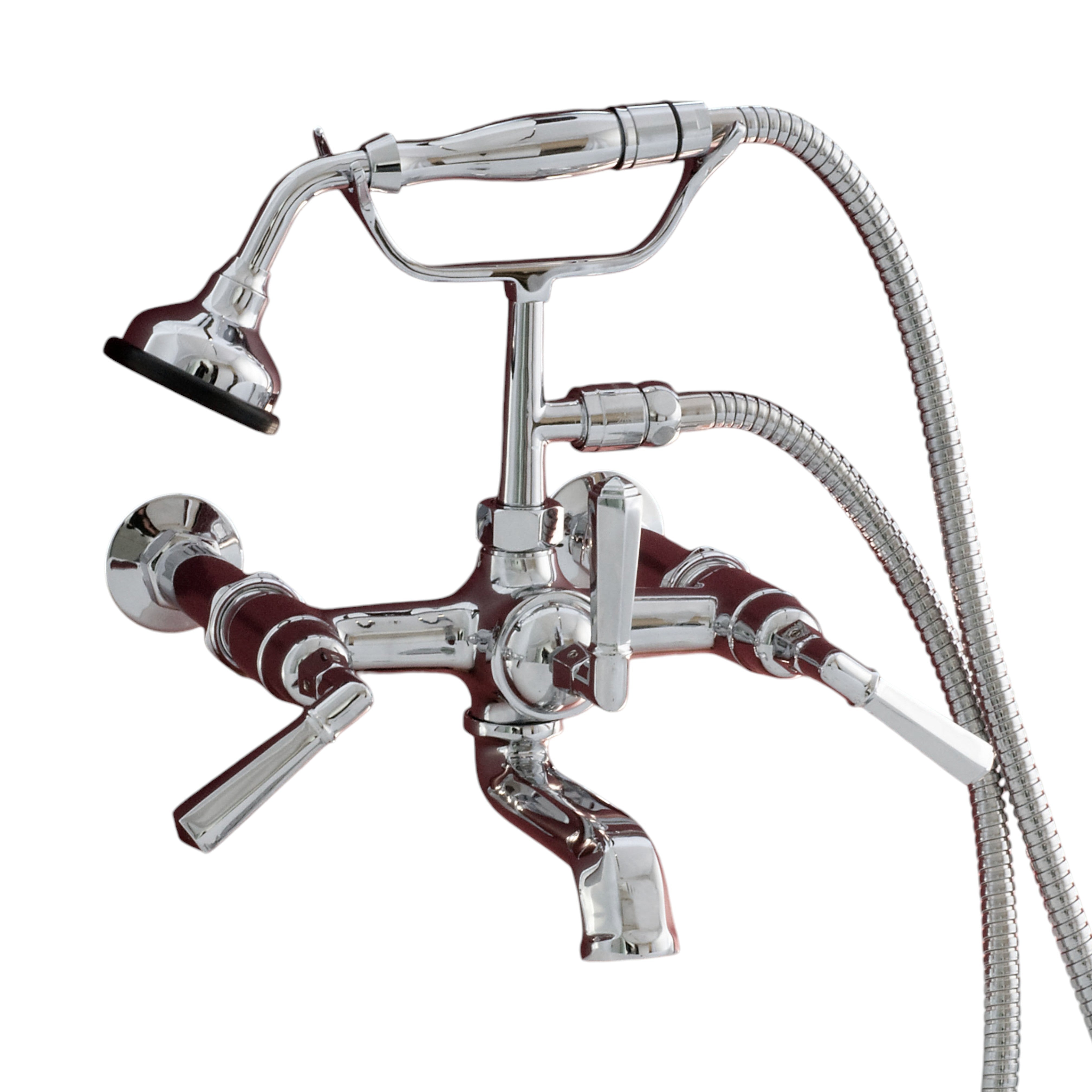 Deco Wall Mount British Telephone Faucet with Handheld Shower P1001 | Strom Living