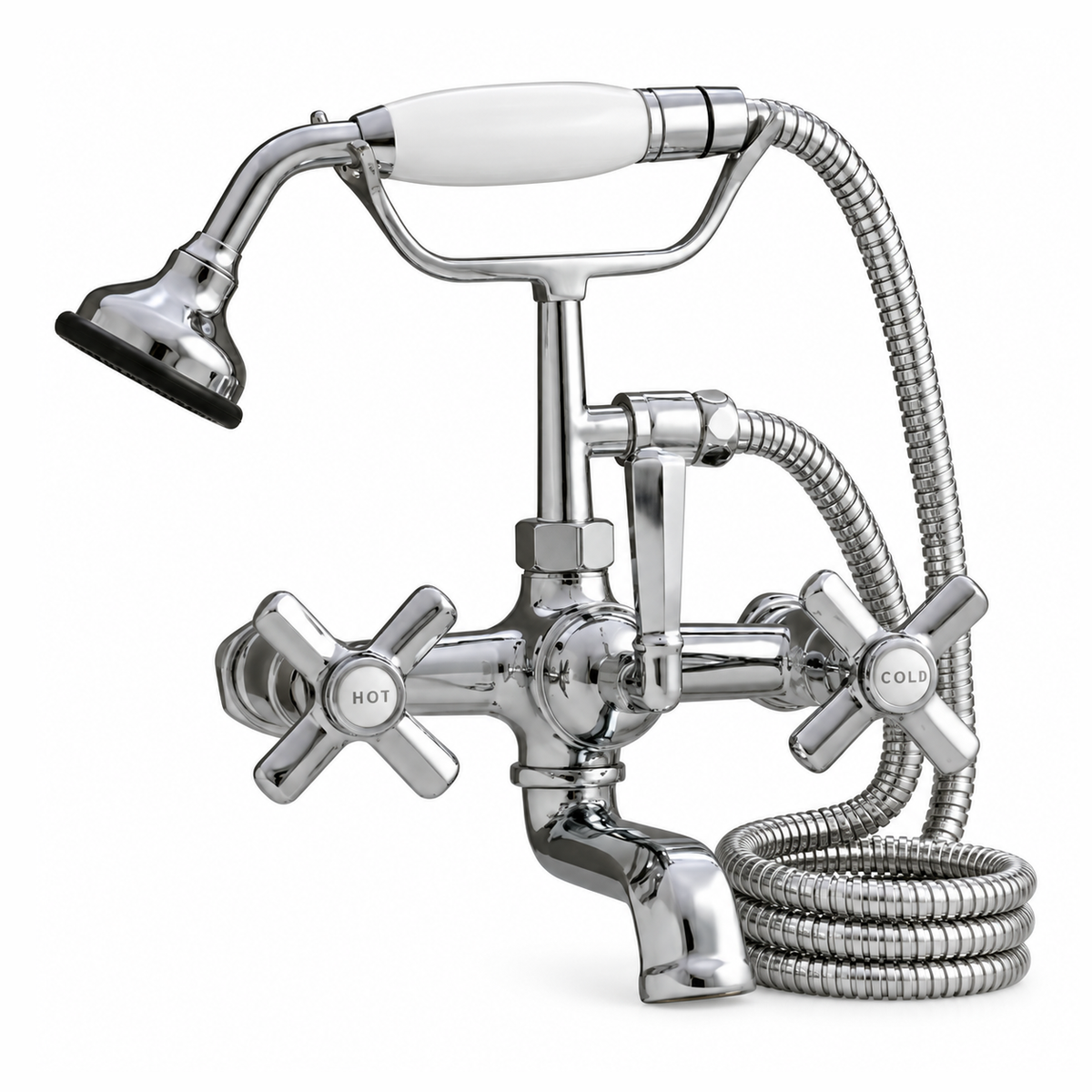 Deco Telephone Wall Mount Tub Faucet P1003 | Strom Living Chrome - Tub Fillers