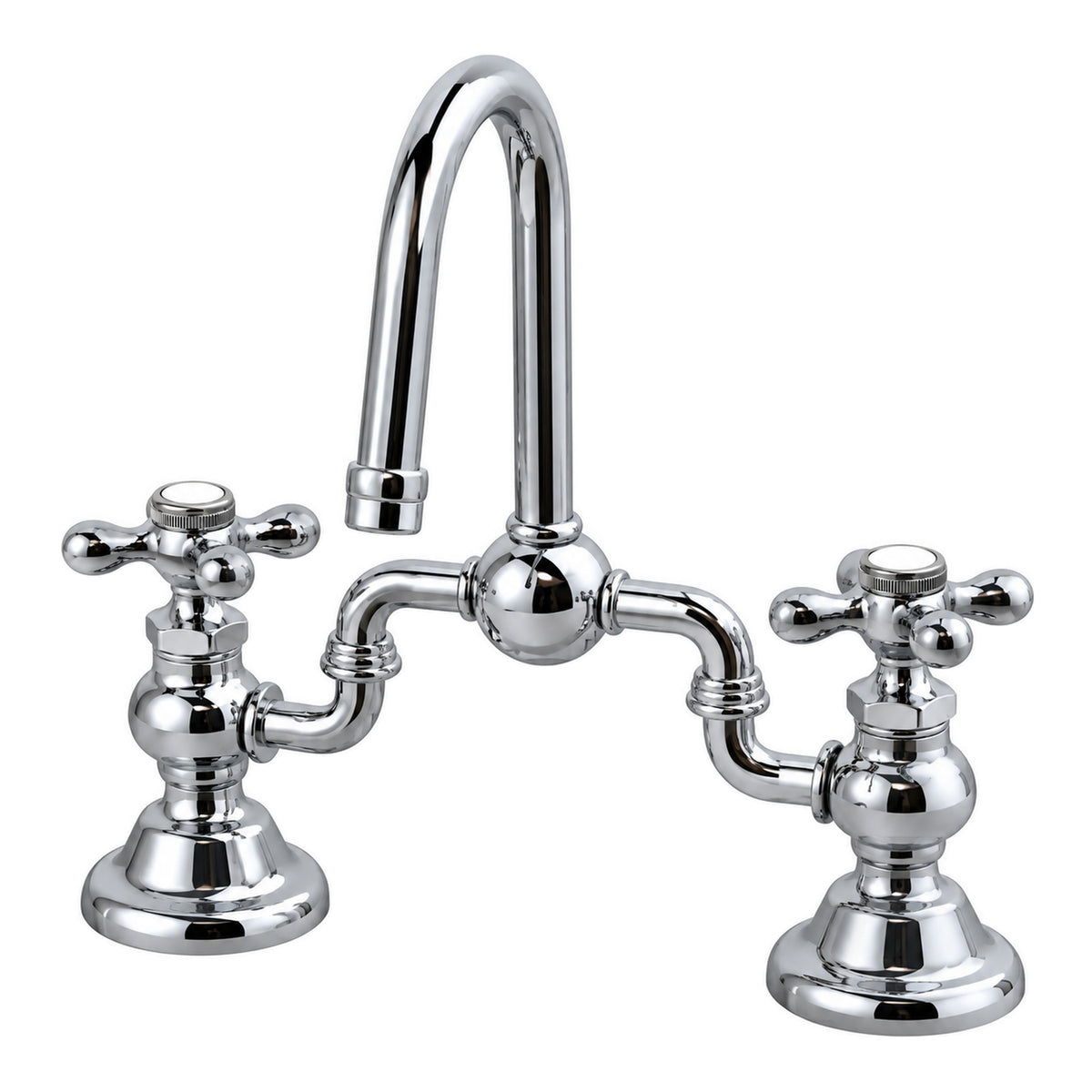 Columbia Adjustable Bridge Faucet P1007 in Chrome