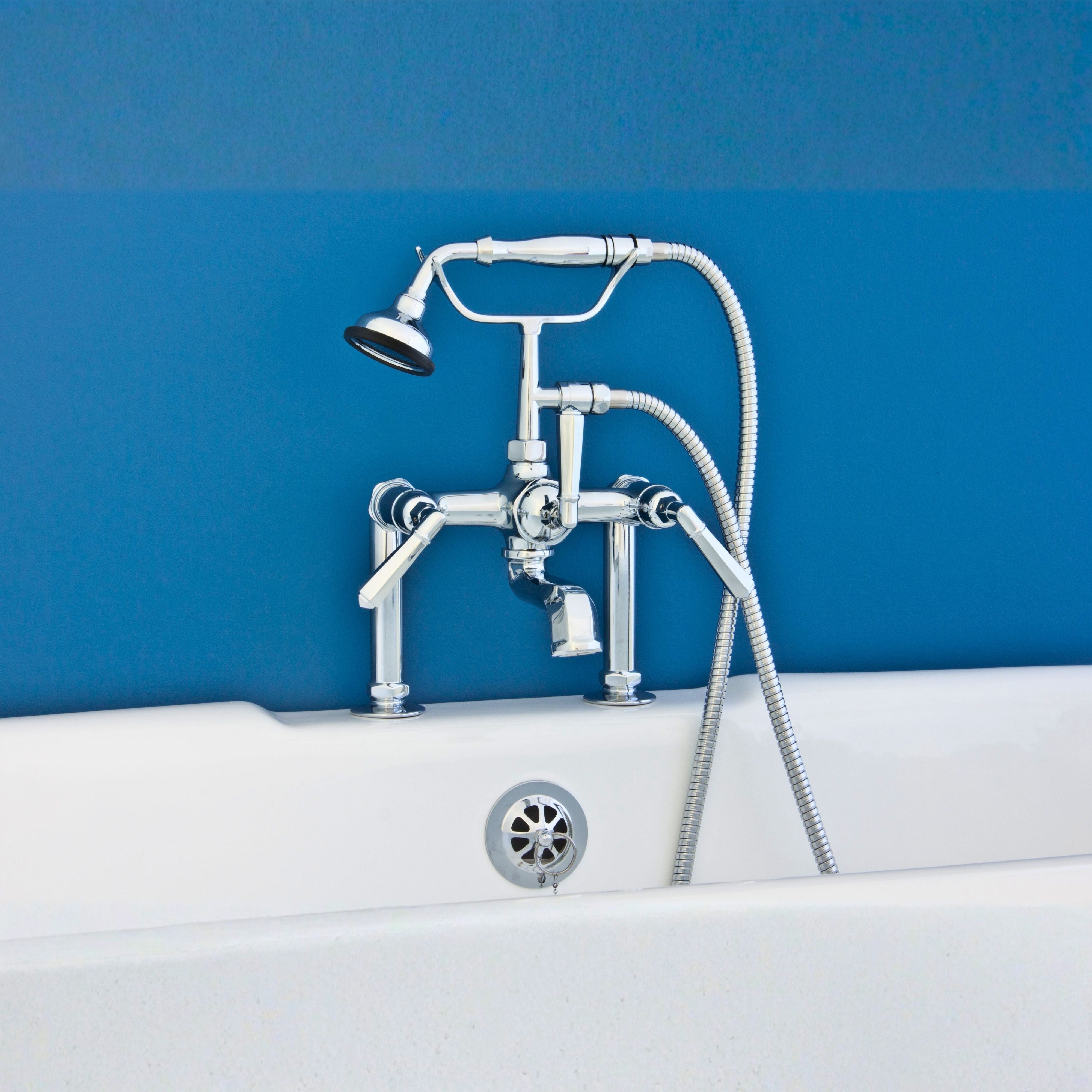 British Telephone Deck Mount Tub Faucet P1009 | Strom Living - Tub Fillers