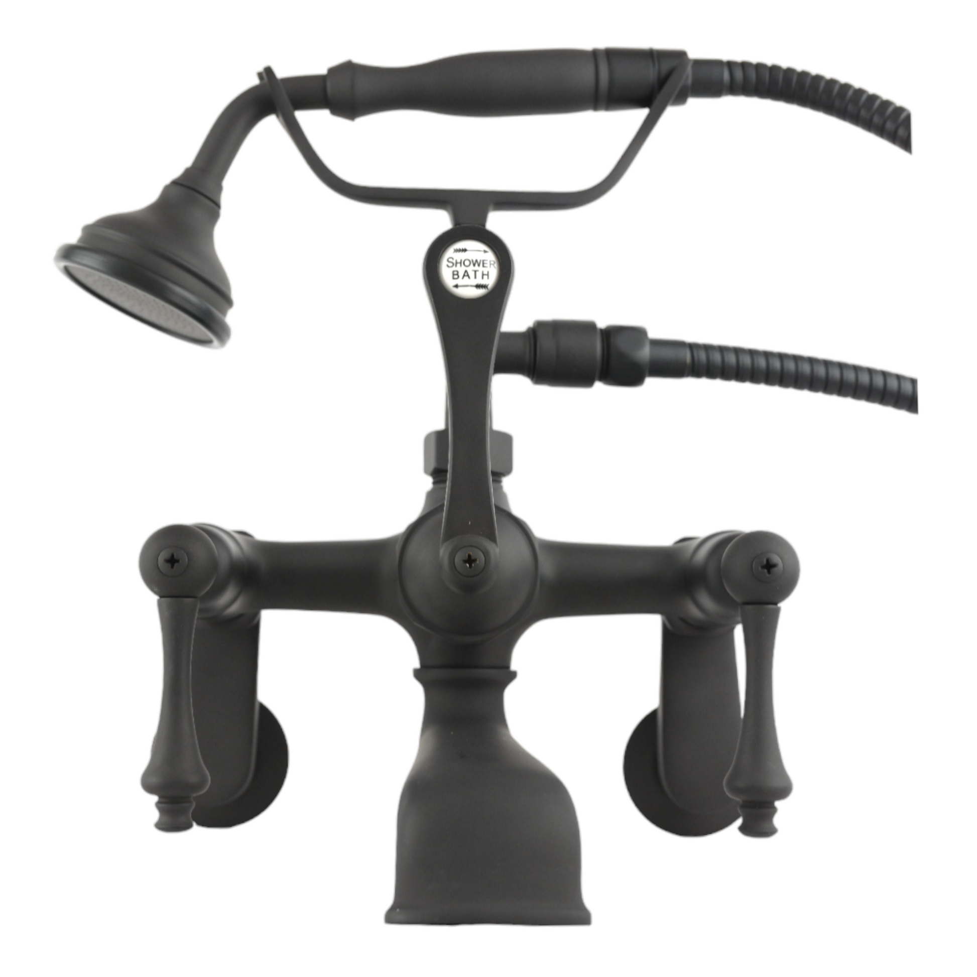British Telephone Tub Faucet Lever w/ Handheld P1014 | Strom Living - Tub Fillers