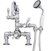 Thermostatic Deck Mount Tub Faucet with Fixed Arched Spout P1015 | Strom Living