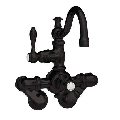 Strom Living Thermostatic Tub Wall Mount Faucet with Fixed Arched Spout