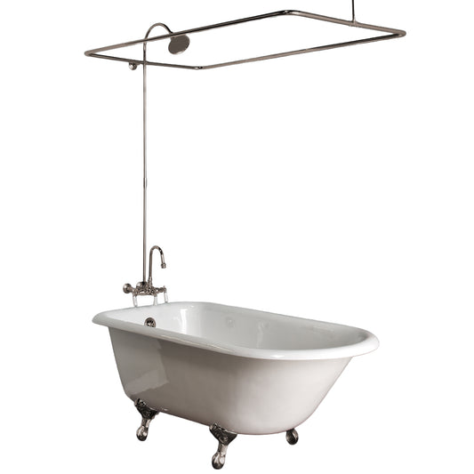 Strom Living The Wall Mounted Enclosure Shower Set with Rectangle Enclosure & 1.75 GPM/3 3/8" Center Faucet Body