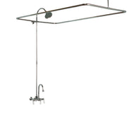 Wall Mount Enclosure Shower Set with Rectangle Enclosure & 1.75 GPM/3 3, 8" Center Faucet Body P1021 | Strom Living - Showers
