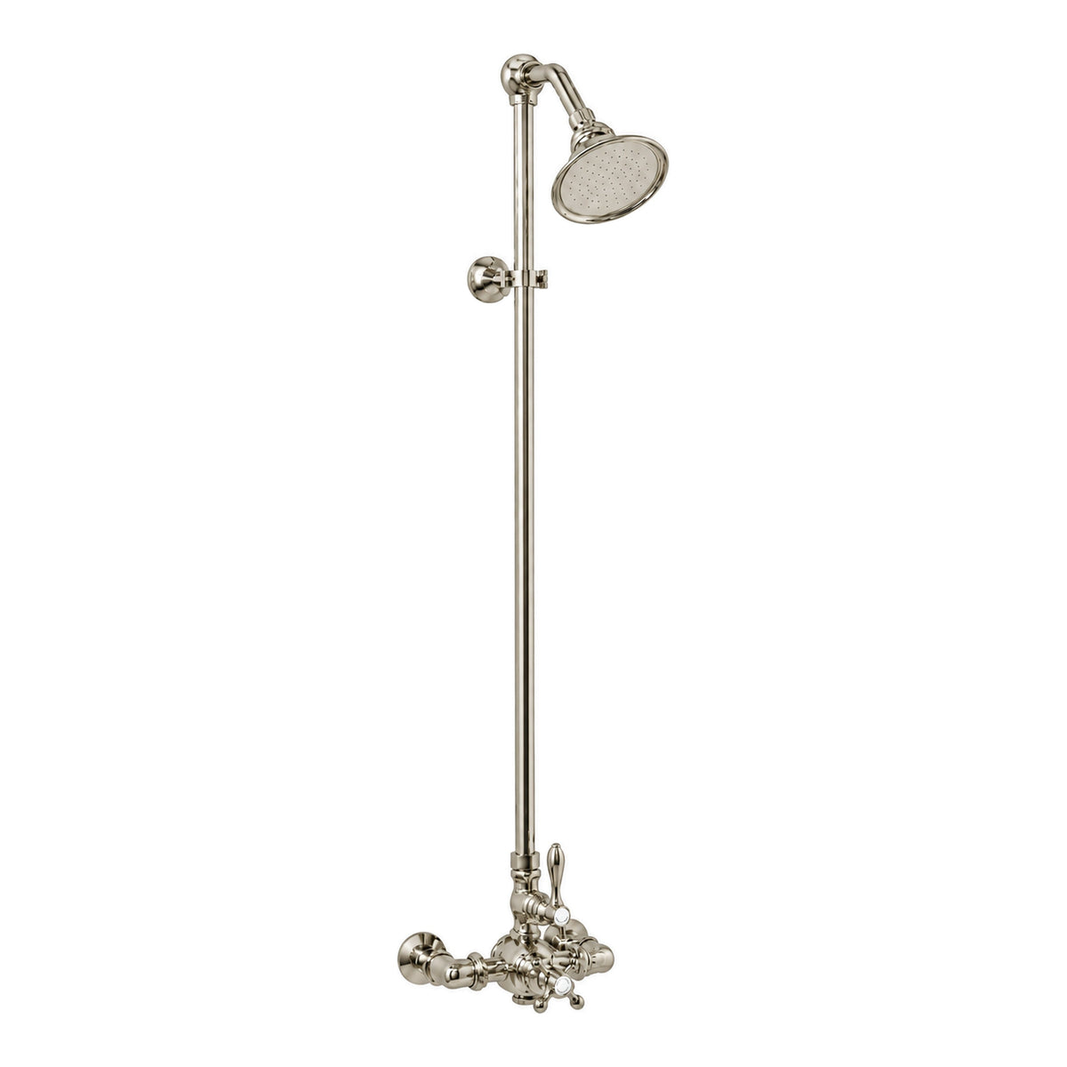 Exposed Thermostatic Shower System P1022 in Polished Nickel