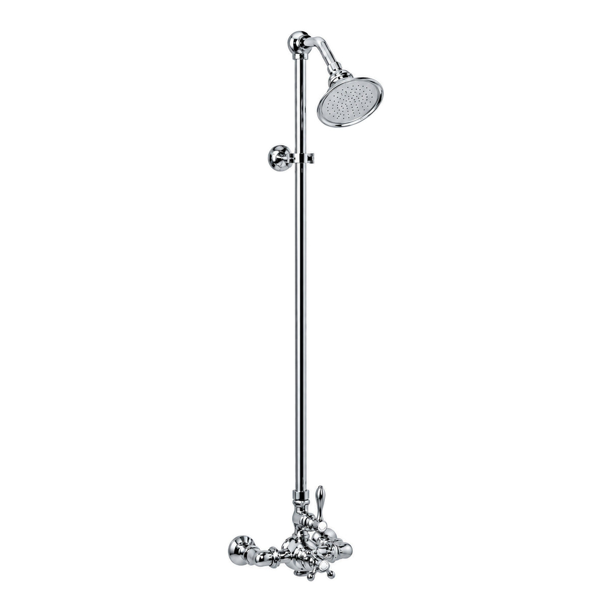 Exposed Thermostatic Shower System P1022 in Chrome
