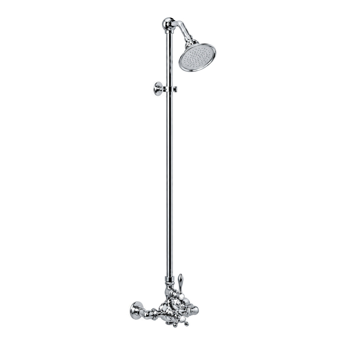 Exposed Thermostatic Shower System P1022 in Chrome