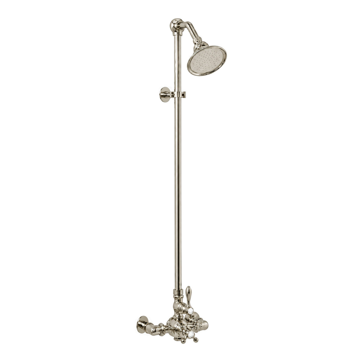 Exposed Thermostatic Shower System P1022 in Polished Nickel