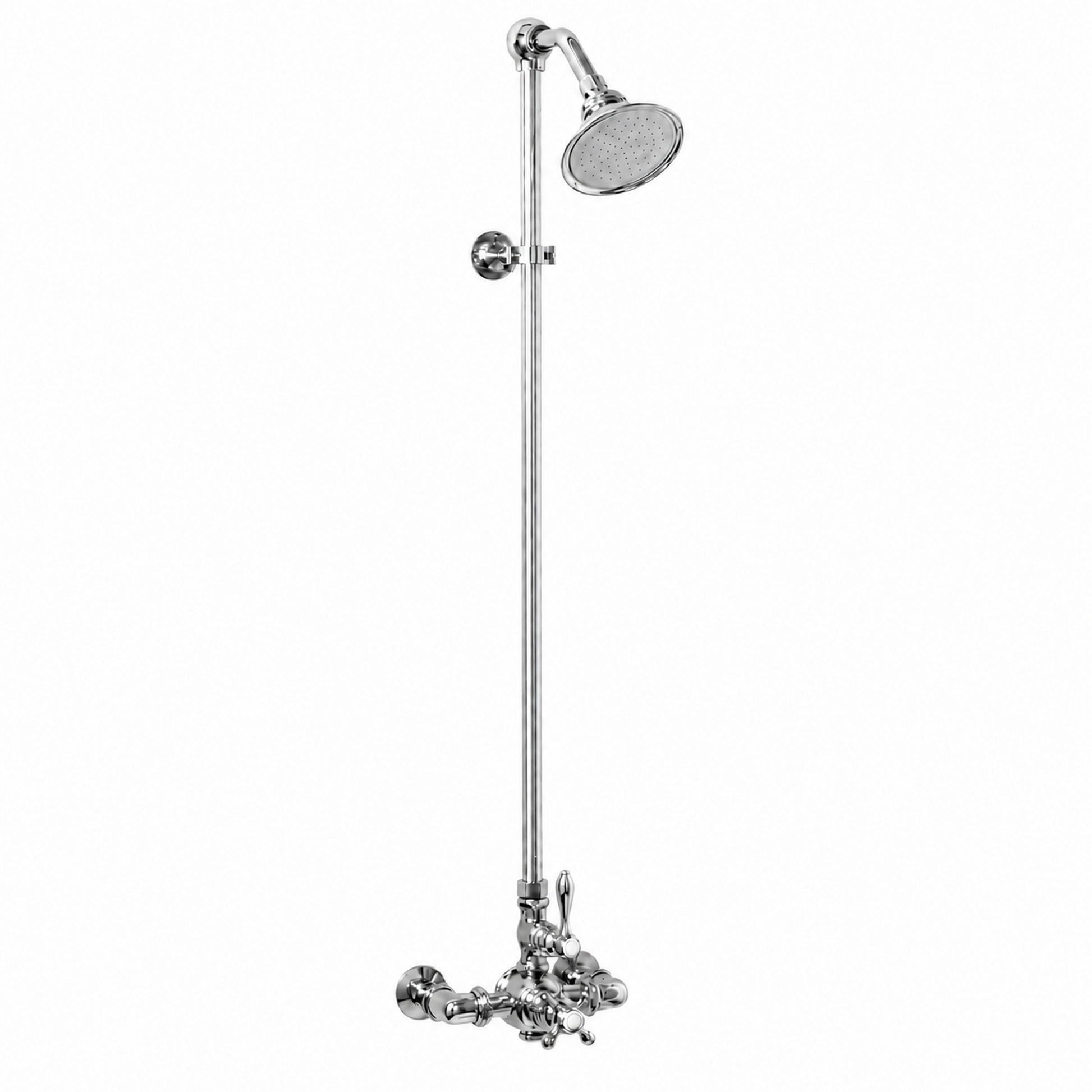 Exposed Thermostatic Shower System P1022 | Strom Living Chrome - Showers