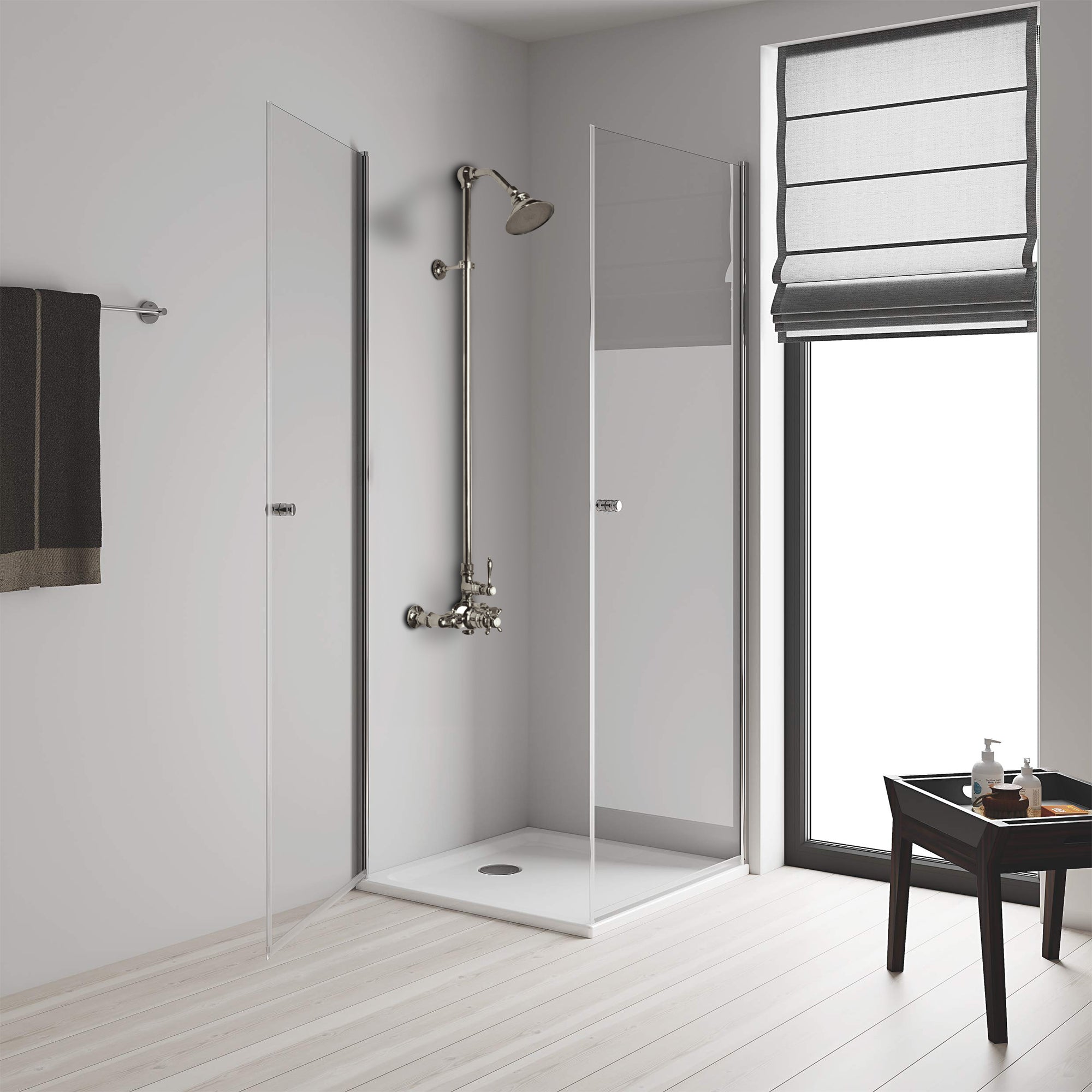 Exposed Thermostatic Shower System P1022 | Strom Living - Showers
