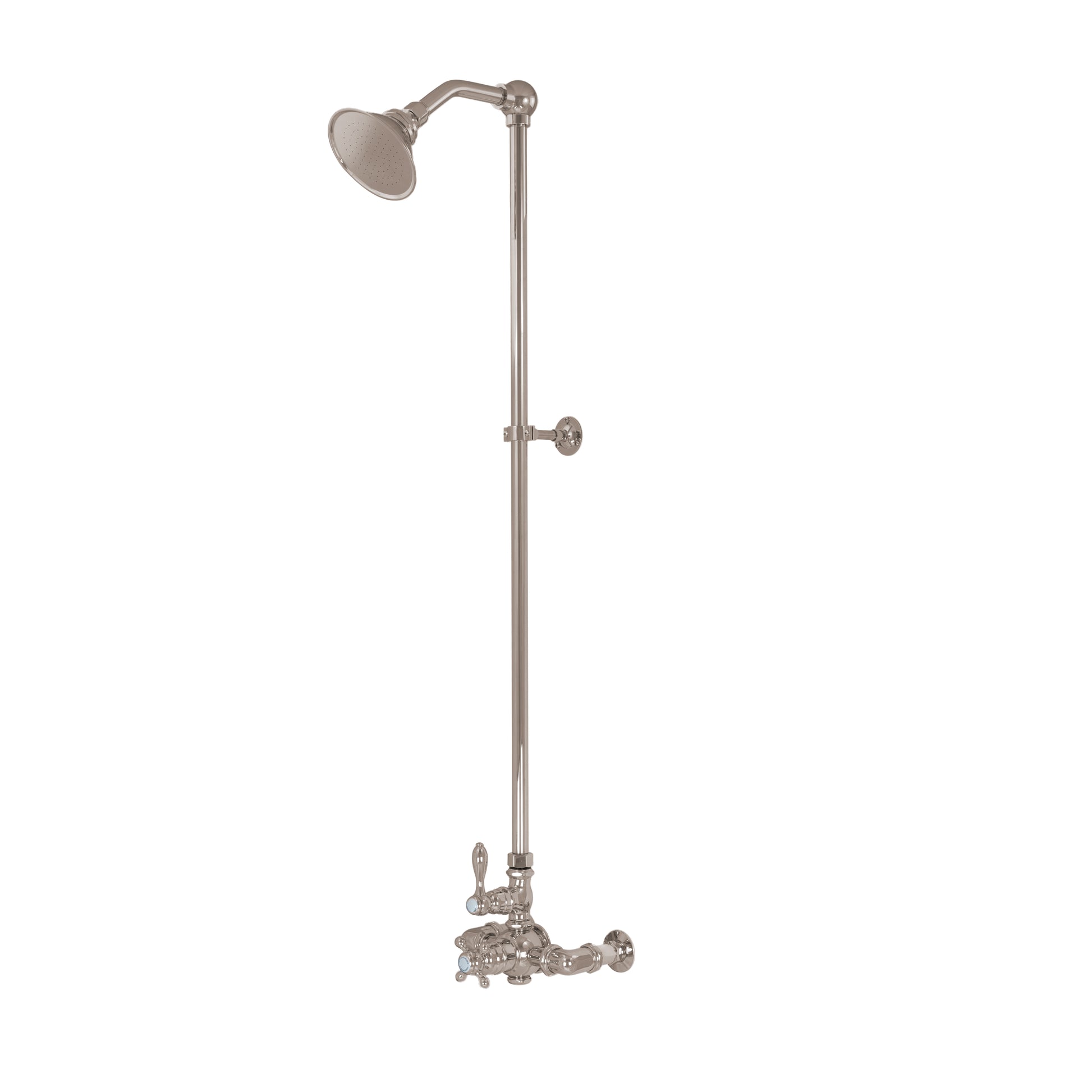 Exposed Thermostatic Shower System P1022 | Strom Living Polished Nickel - Showers