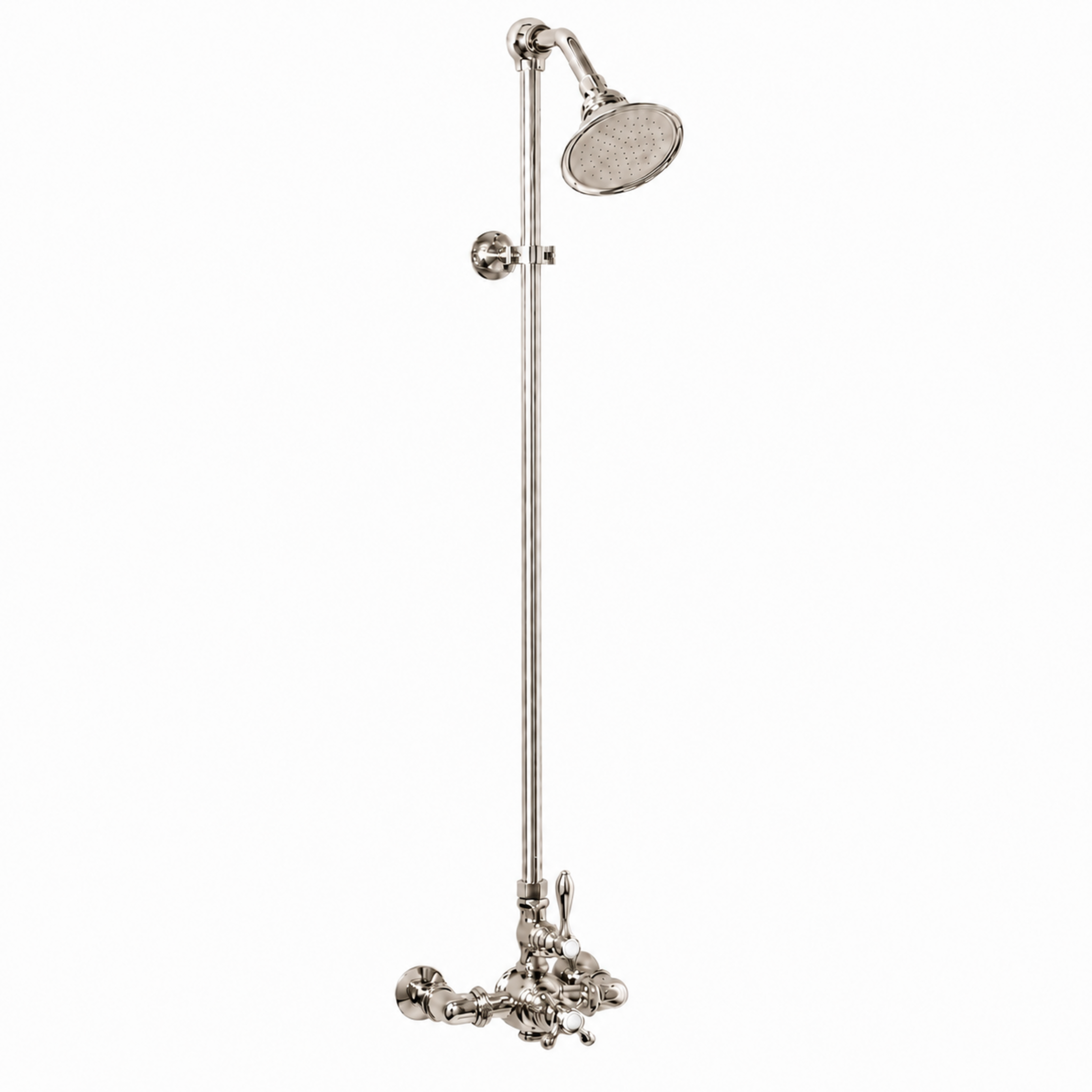 Exposed Thermostatic Shower System P1022 | Strom Living Polished Nickel - Showers