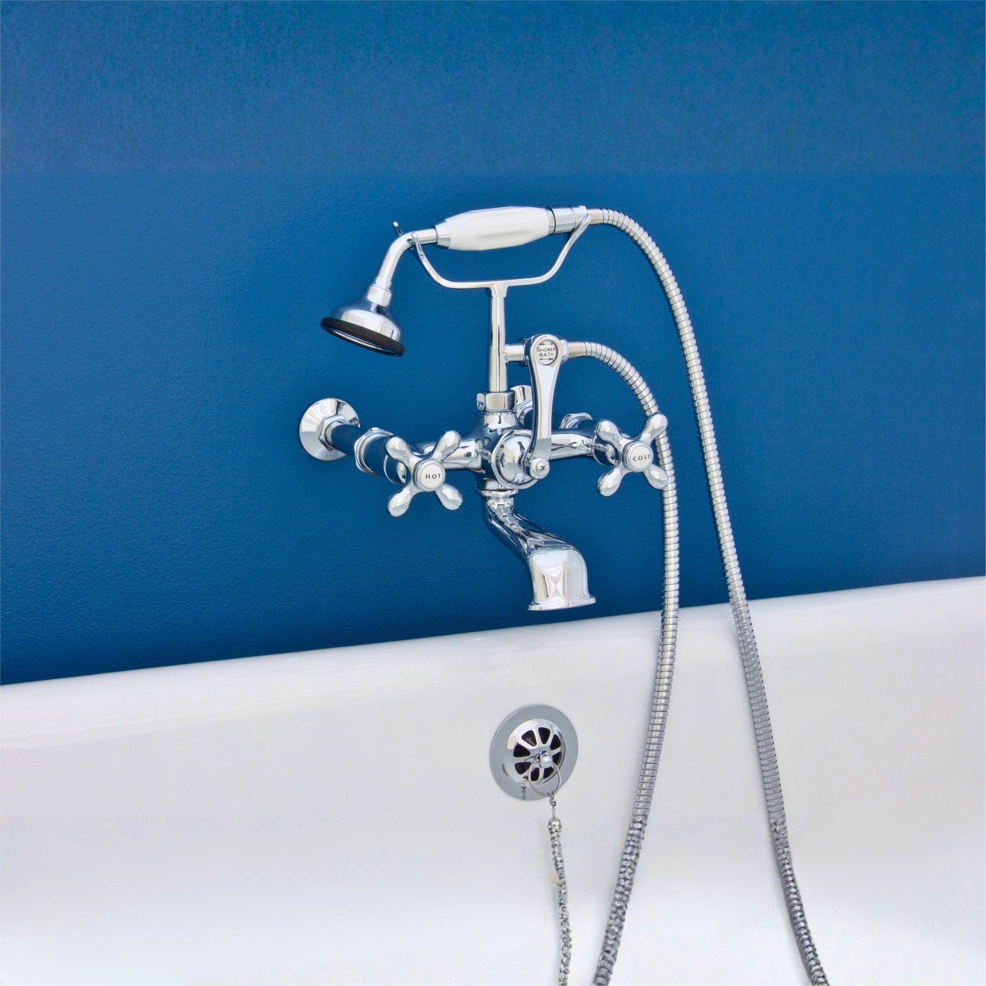 British Telephone Wall Mount Faucet P1027 | Strom Living - Tub Fillers
