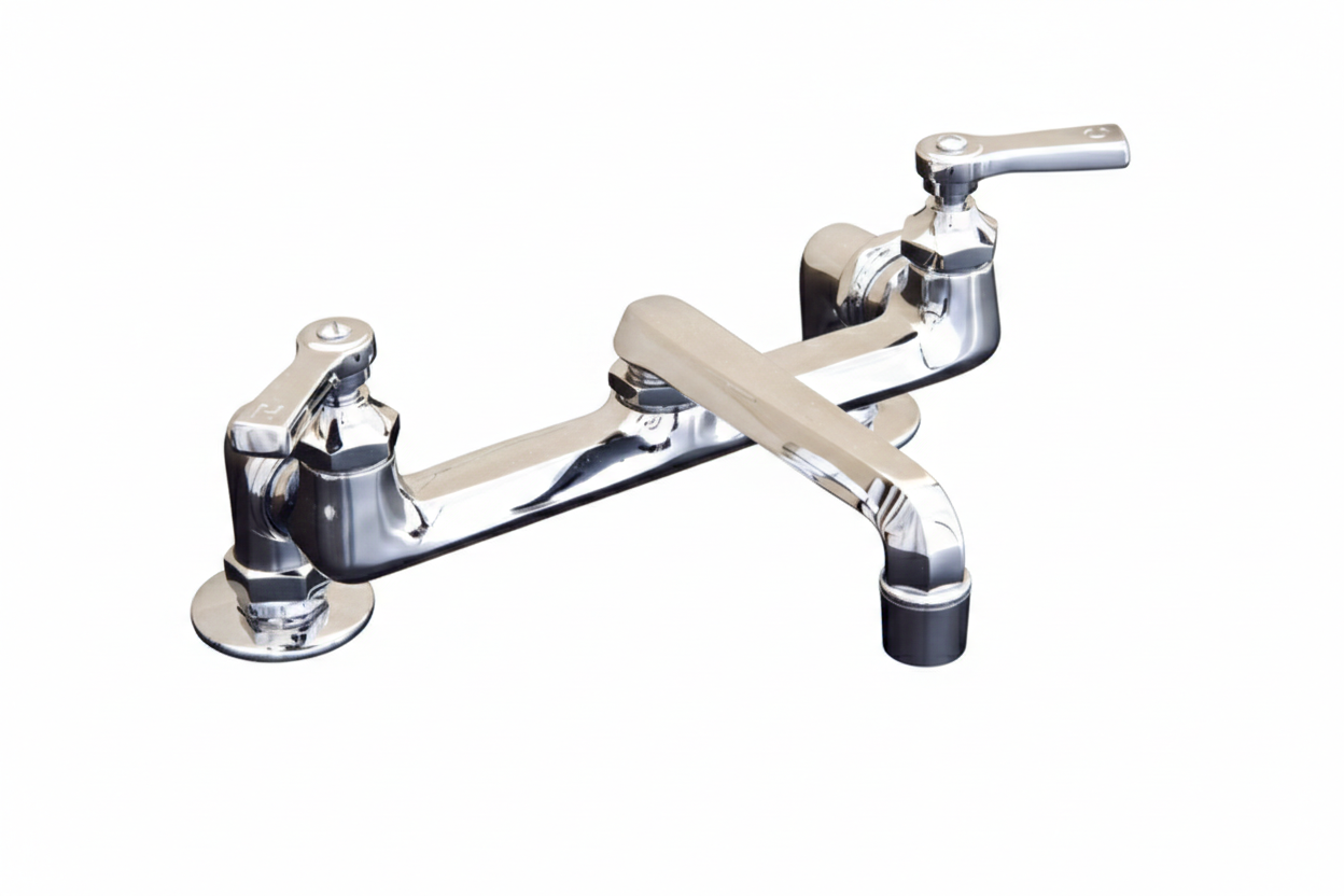 Deco Kitchen Faucet with Deco Lever Handles P1046 | Strom Living - Kitchen Faucets