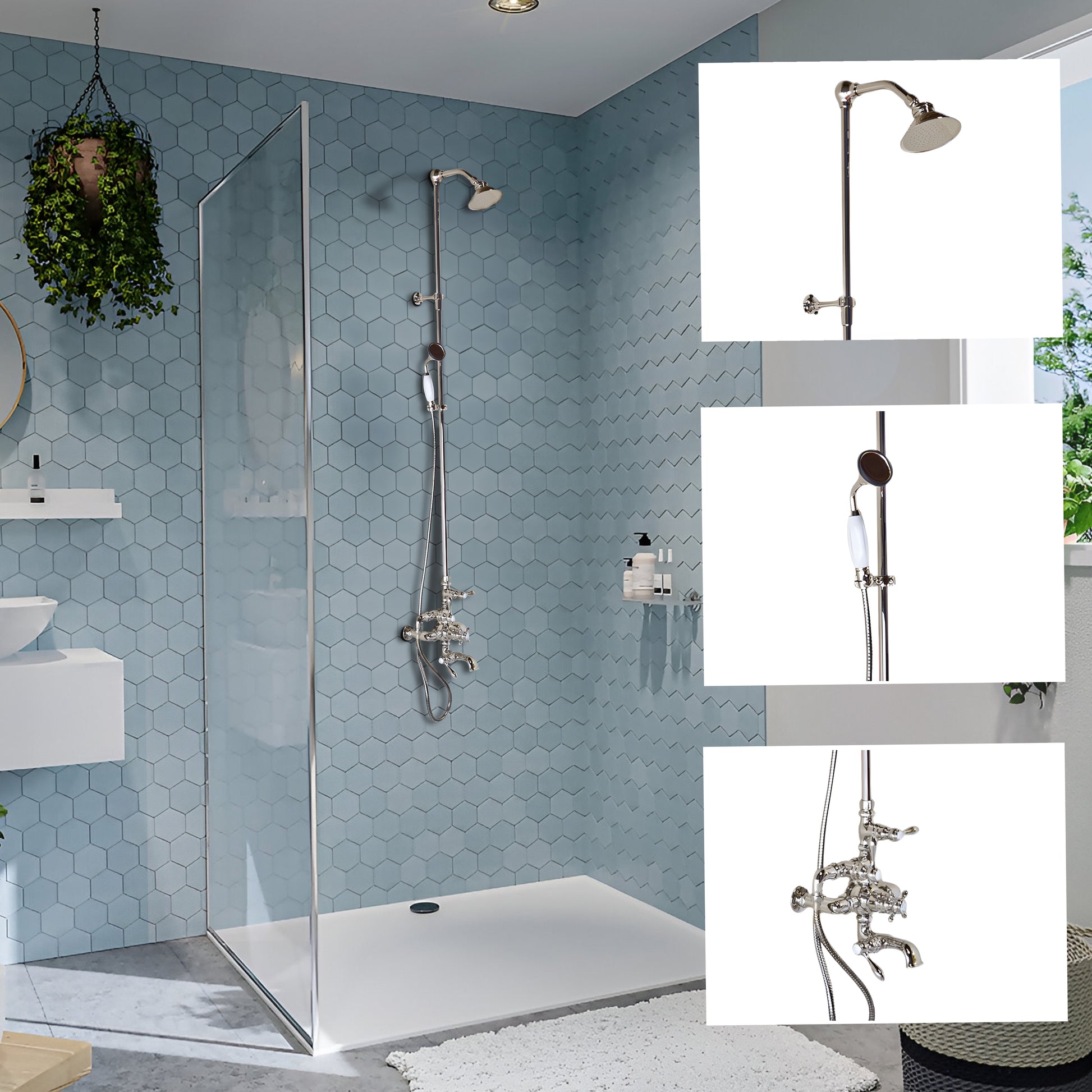 Thermostatic Shower System with Tub Spout P1089 | Strom Living - Showers