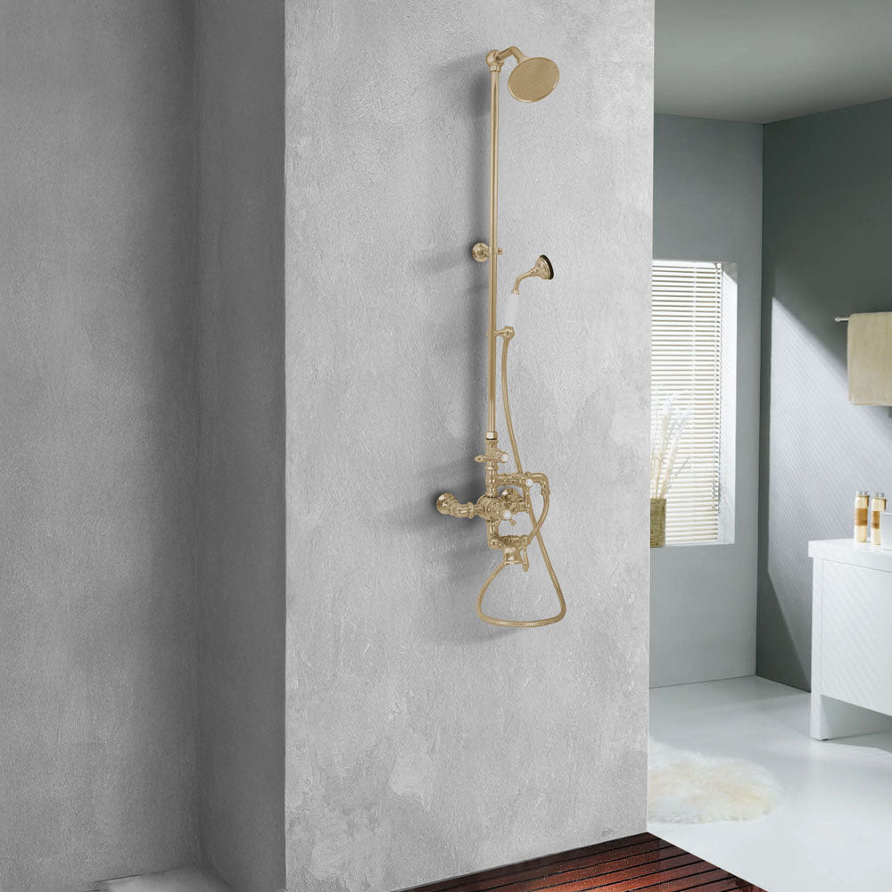 Thermostatic Shower System with Tub Spout P1089 | Strom Living - Showers