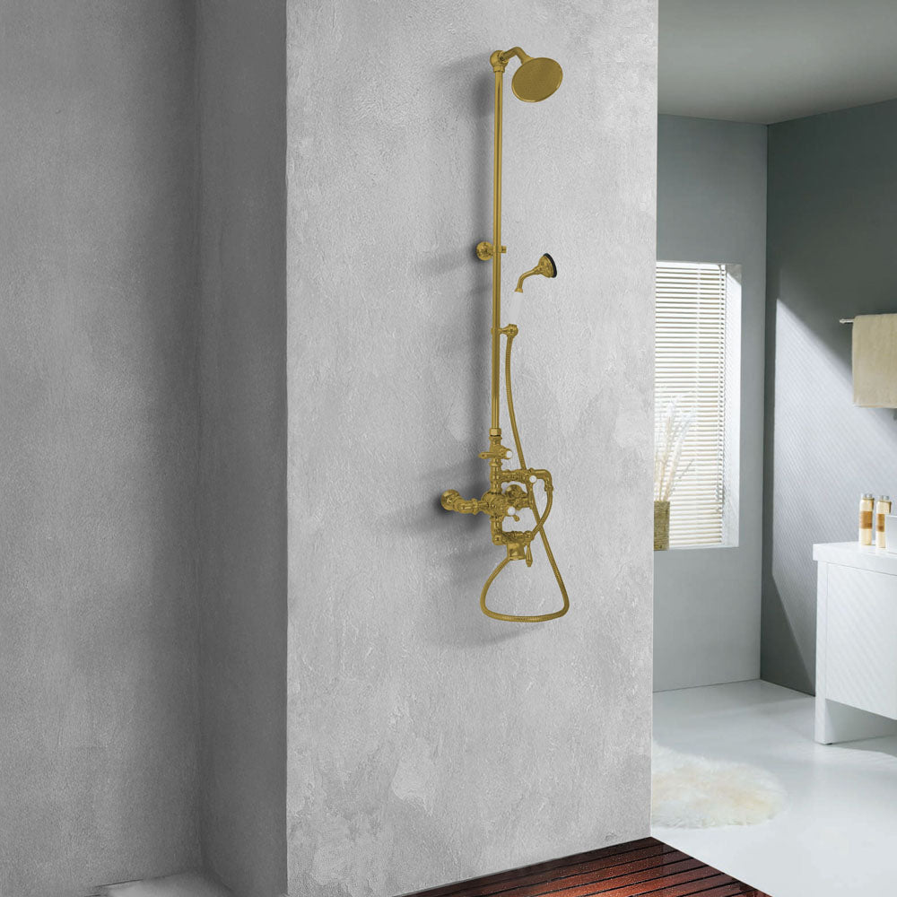Thermostatic Shower System with Tub Spout P1089 | Strom Living - Showers