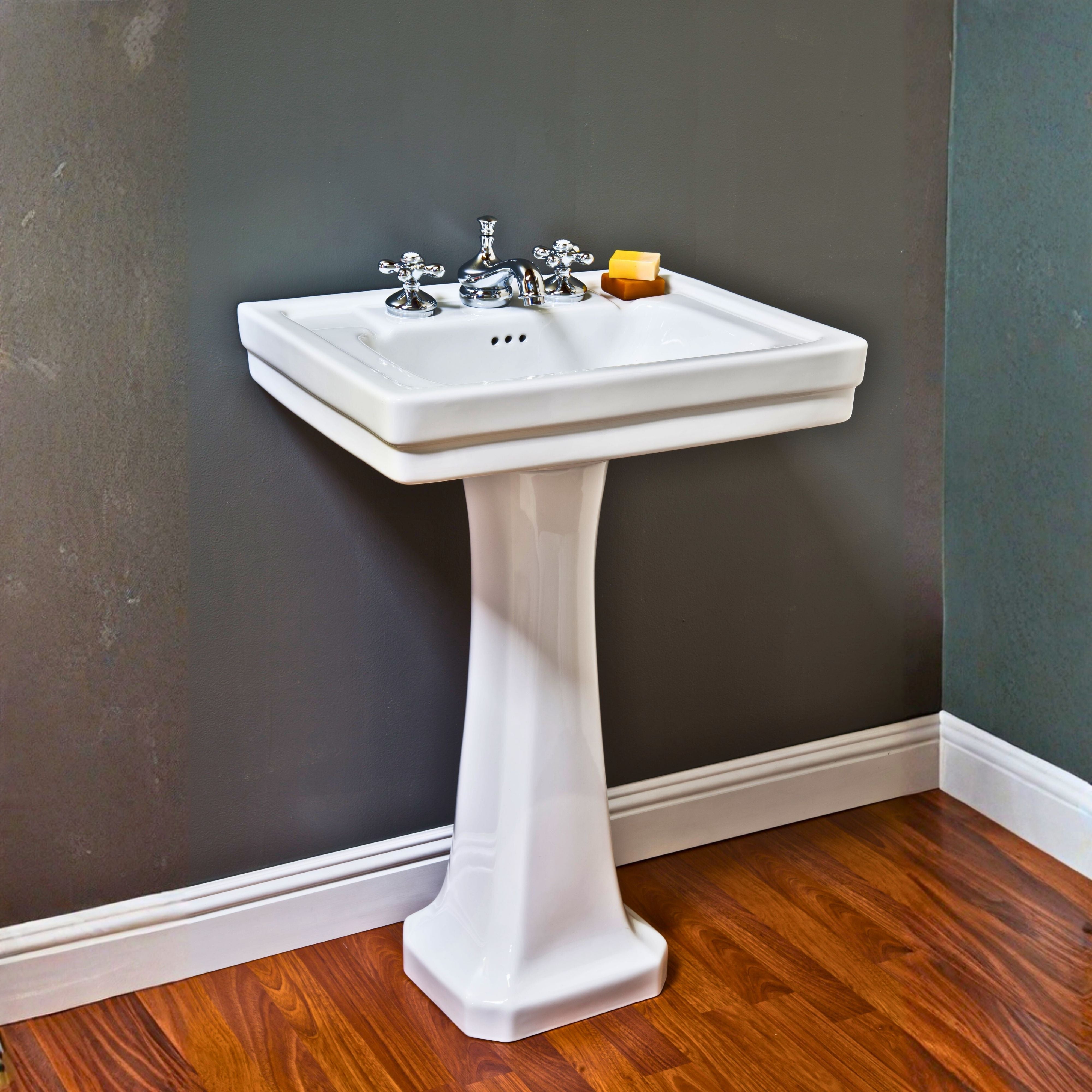 Sacramento Widespread Faucet, Cross Handles P0140 | Strom Living - Bathroom Faucets