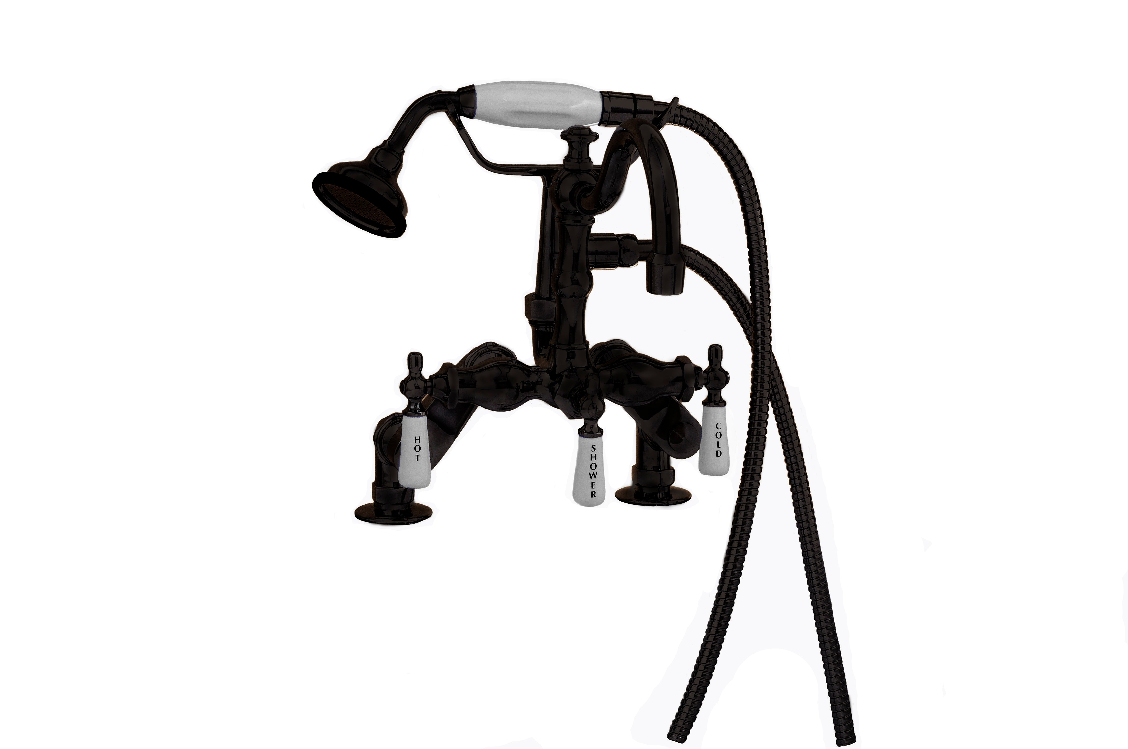 Tub Faucet with Handheld Shower and Vacuum Breaker P0154 | Strom Living