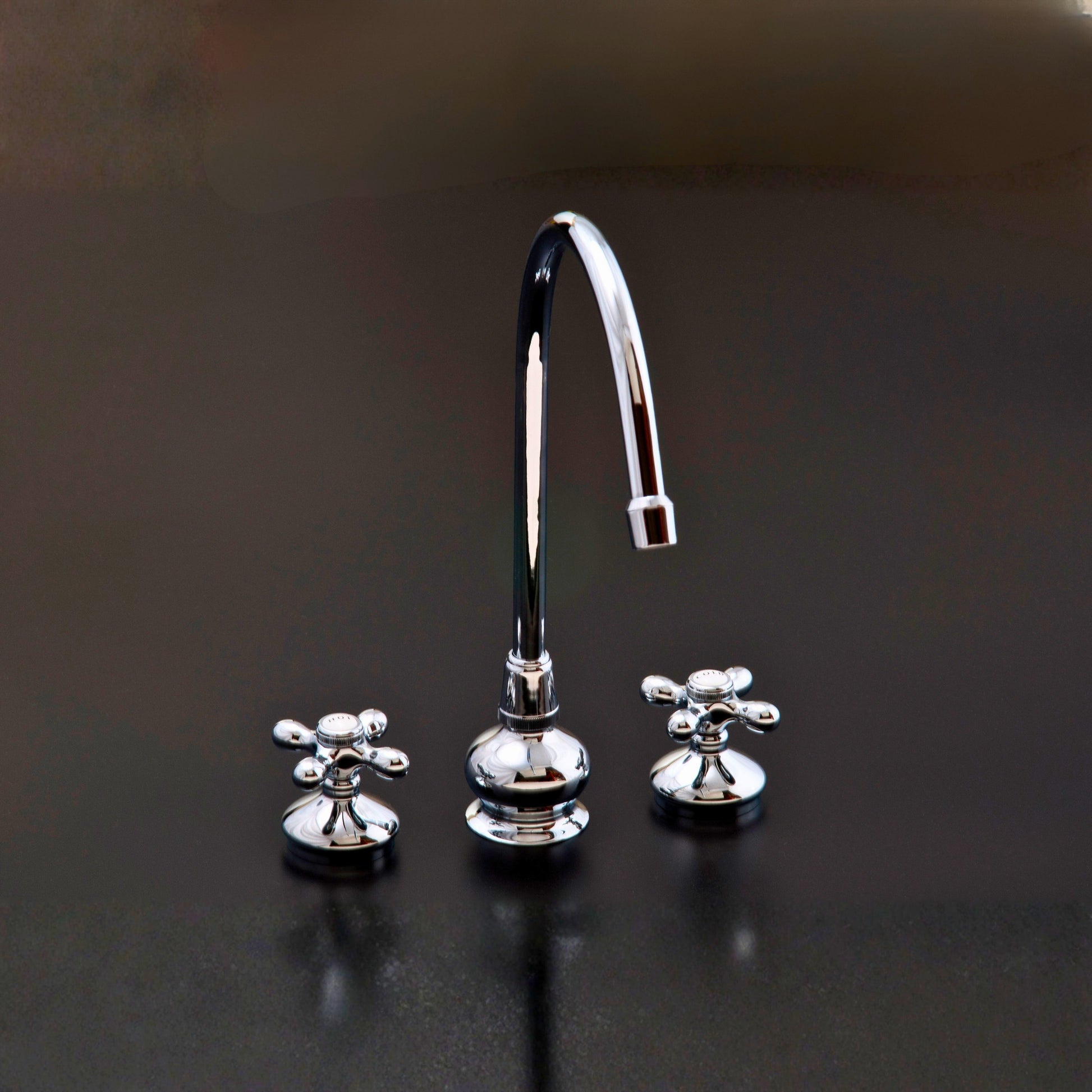 Sacramento Tall Kitchen Faucet 8" Deck Mount P1065 | Strom Living - Kitchen Faucets