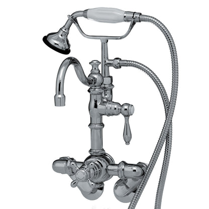 Strom Living Thermostatic Tub Faucet with Tub Filler and Handheld Shower