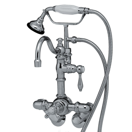 Strom Living Thermostatic Tub Faucet with Tub Filler and Handheld Shower