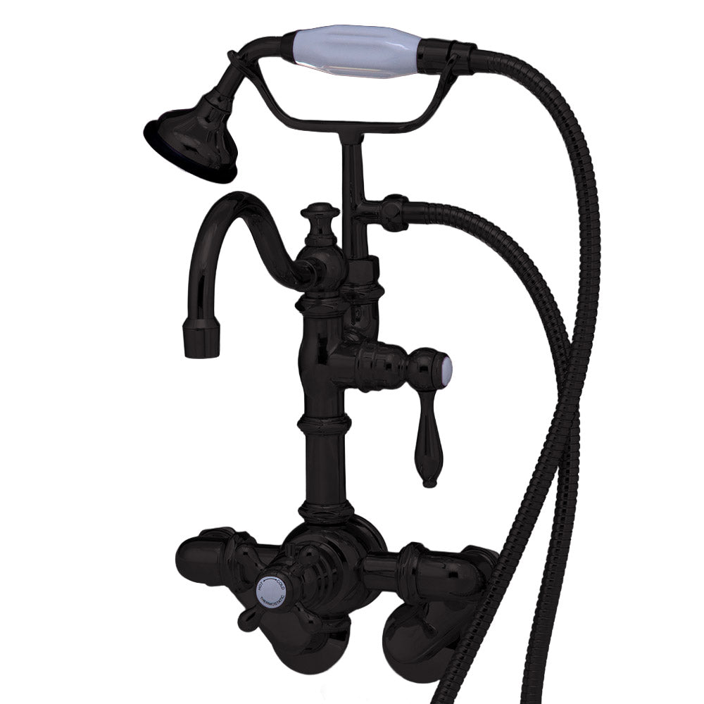 Thermostatic Wall Mount Tub Faucet w/ Handheld P1067 | Strom Living - Tub Fillers