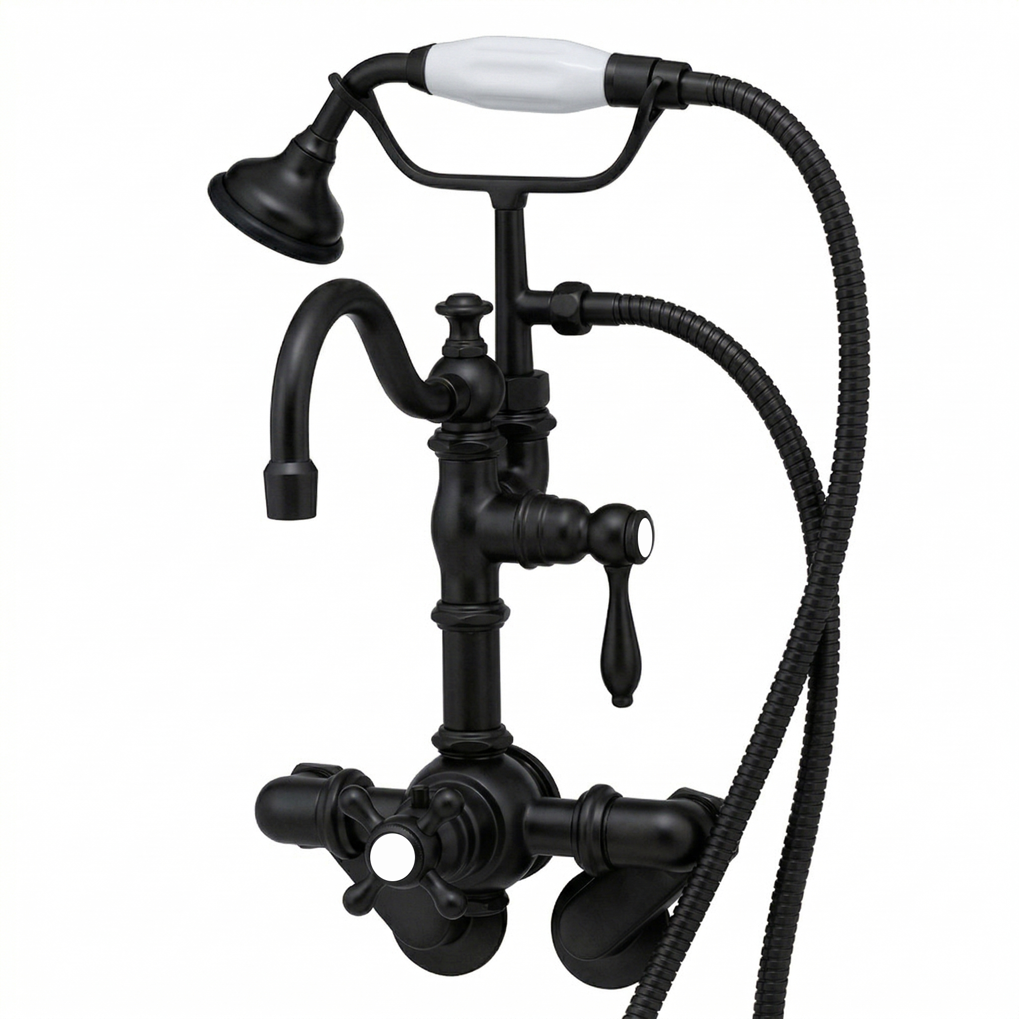 Thermostatic Wall Mount Tub Faucet w/ Handheld P1067 | Strom Living Oil Rubbed Bronze - Tub Fillers