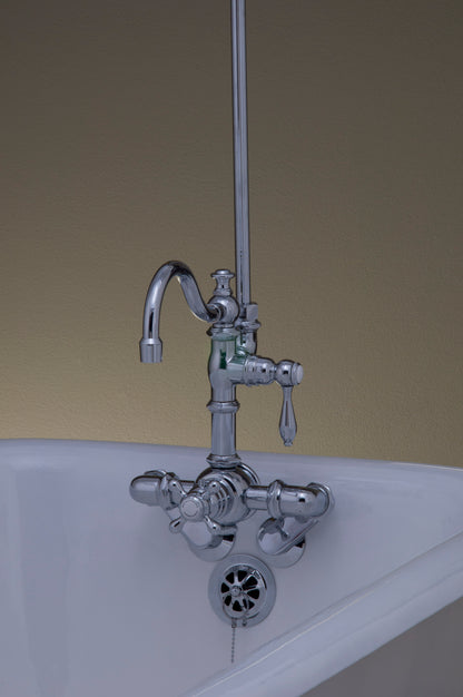 Strom Living Thermostatic Tub Faucet with Tub Filler and Handheld Shower