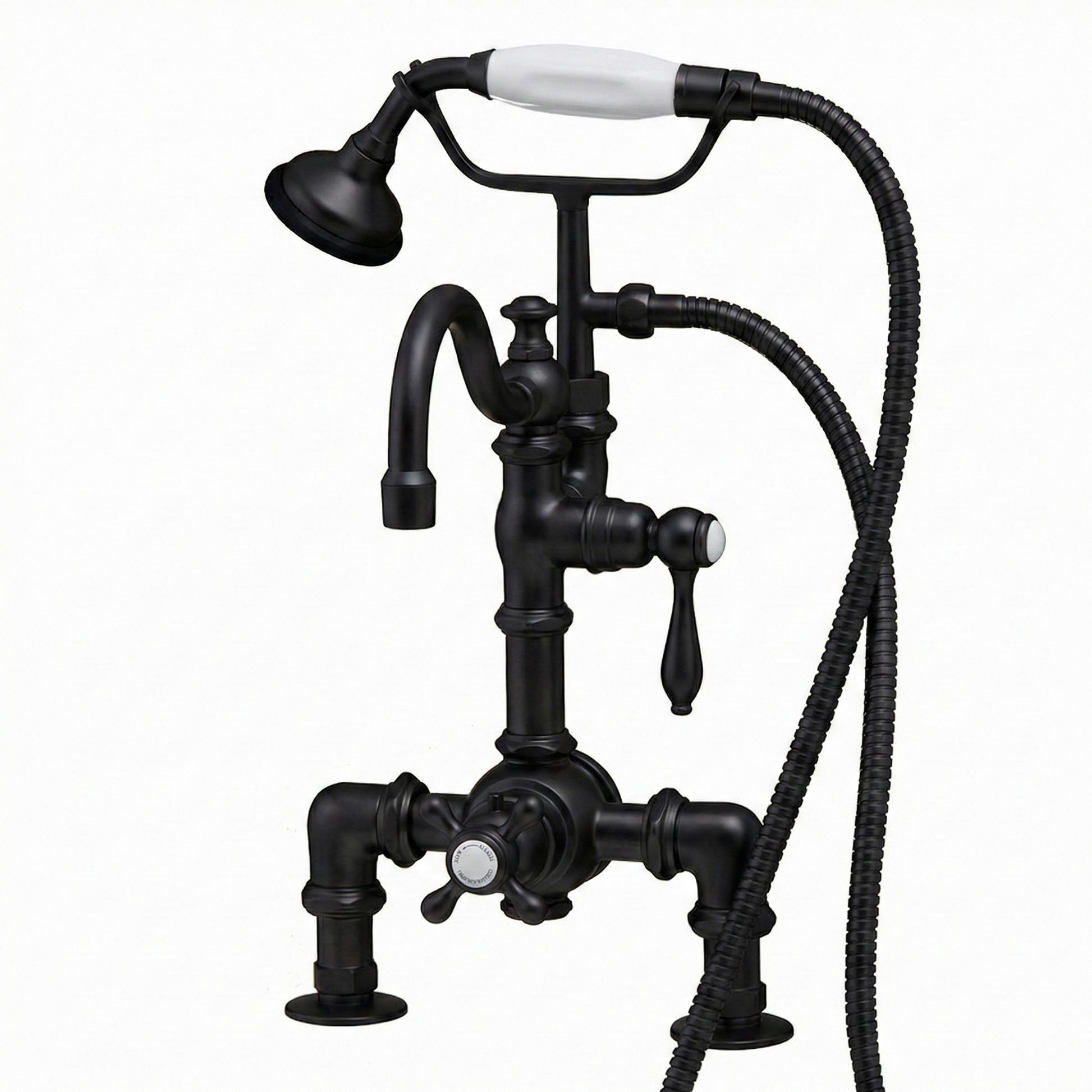 Thermostatic Deck Mount Tub Faucet w/ Diverter P1068 | Strom Living Oil Rubbed Bronze - Tub Fillers