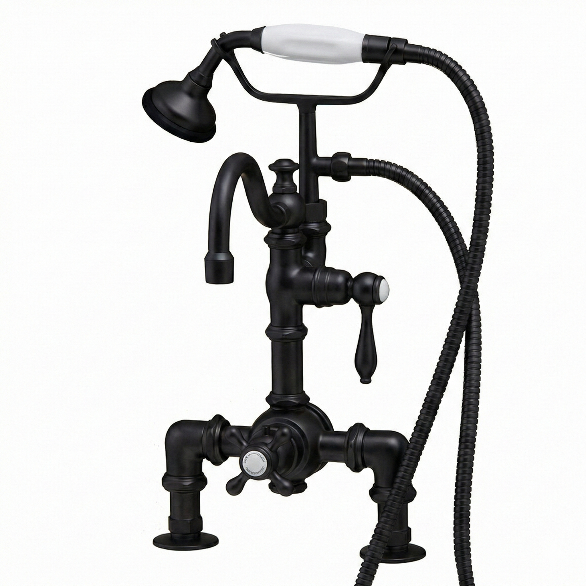 Thermostatic Deck Mount Tub Faucet w/ Diverter P1068 | Strom Living Oil Rubbed Bronze - Tub Fillers