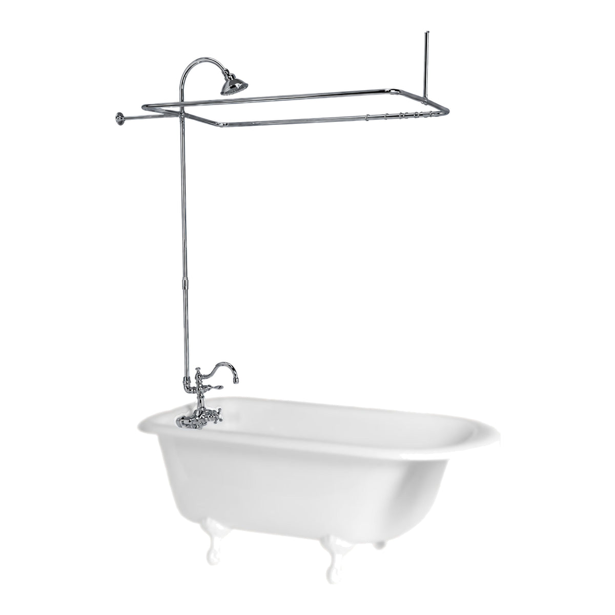 Thermostatic Tub Enclosure Shower System P1071 in Chrome