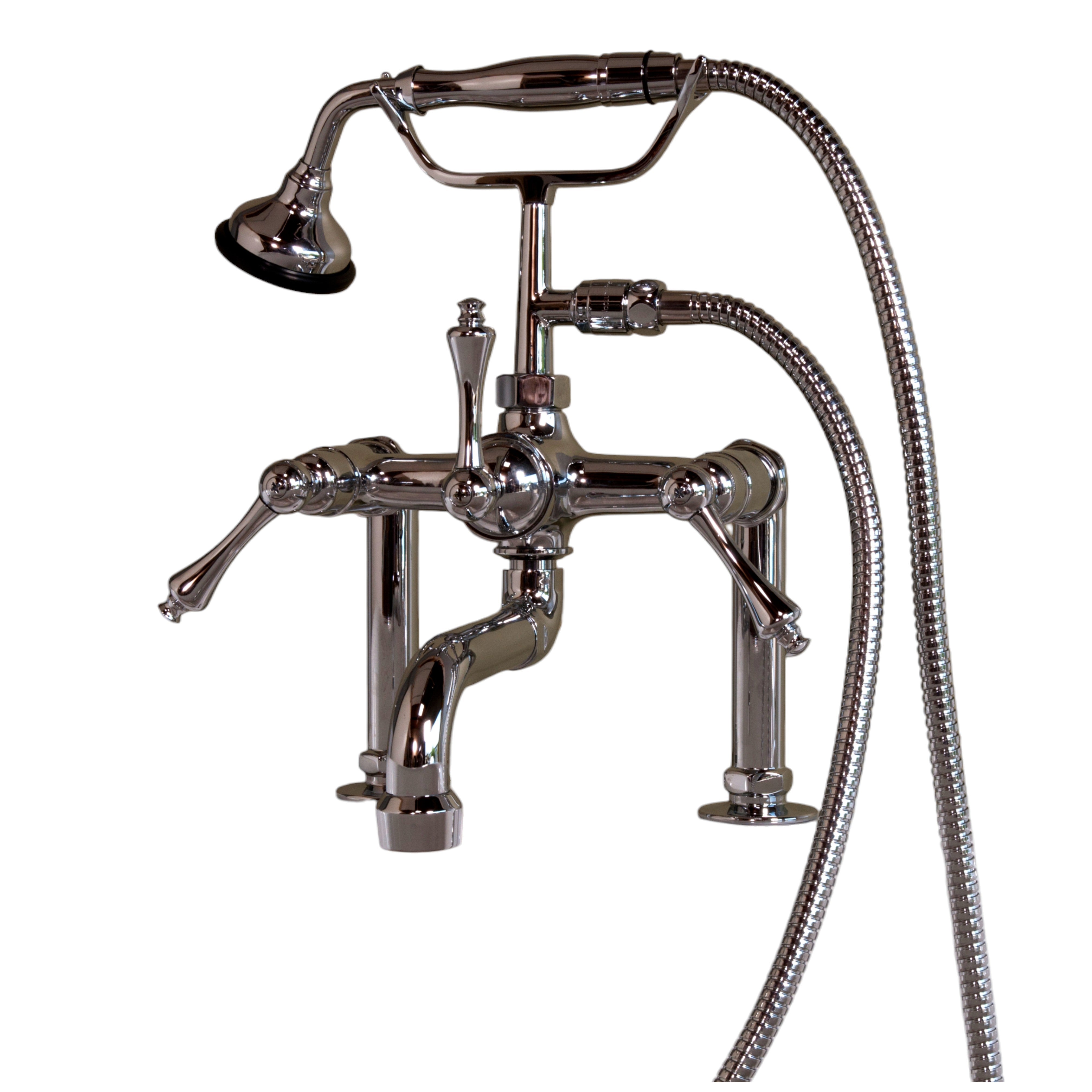 P1074 British Telephone Tub Faucet with Handheld Shower P1074 | Strom Living