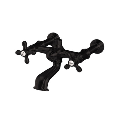 Strom Living Wall Mounted Tub Filler Faucet with Cross Handles