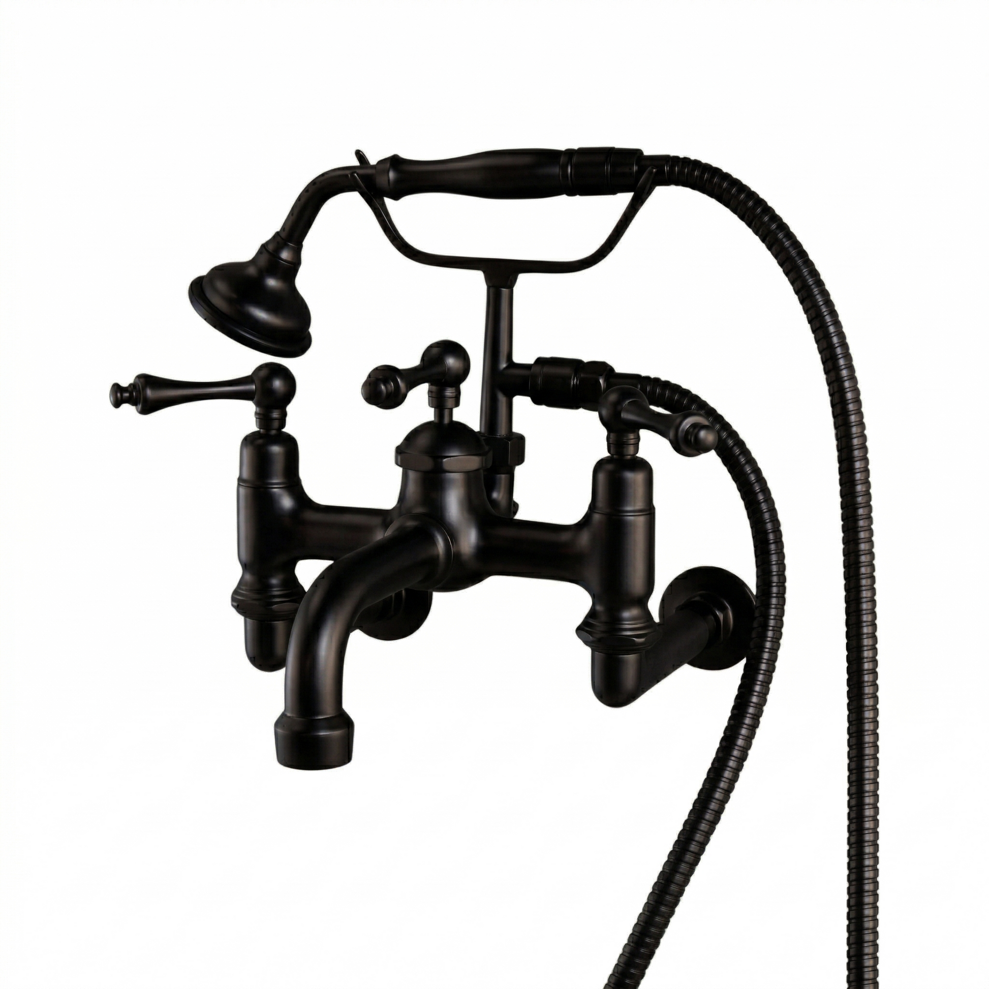 Traditional Wall Mount Telephone Faucet w/ Handheld P1080|Strom Living Oil Rubbed Bronze - Tub Fillers