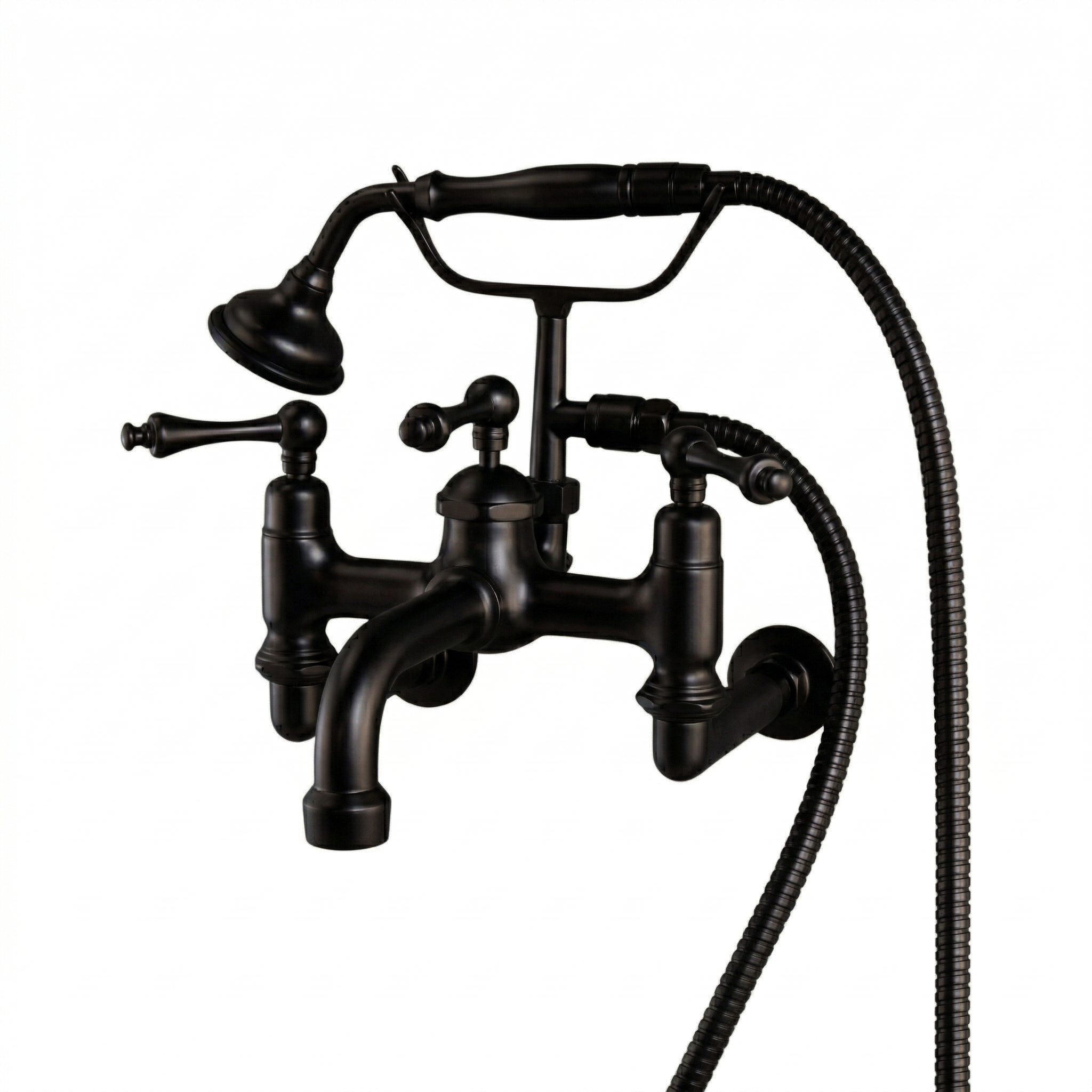 Traditional Wall Mount Telephone Faucet w/ Handheld P1080|Strom Living Oil Rubbed Bronze - Tub Fillers