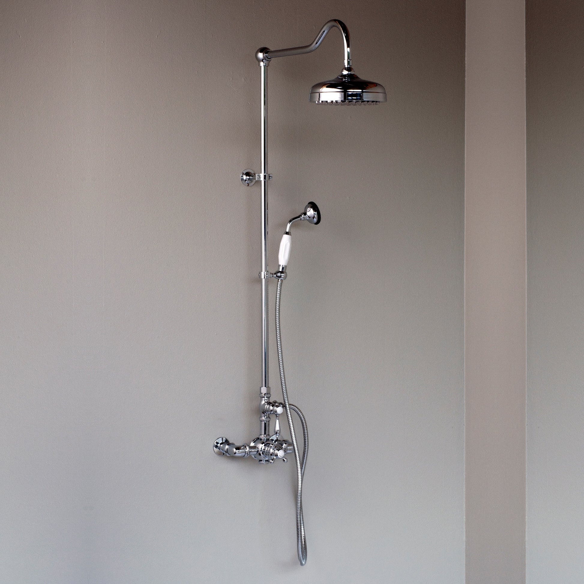 Exposed Thermostatic Shower System P1085 | Strom Living - Showers