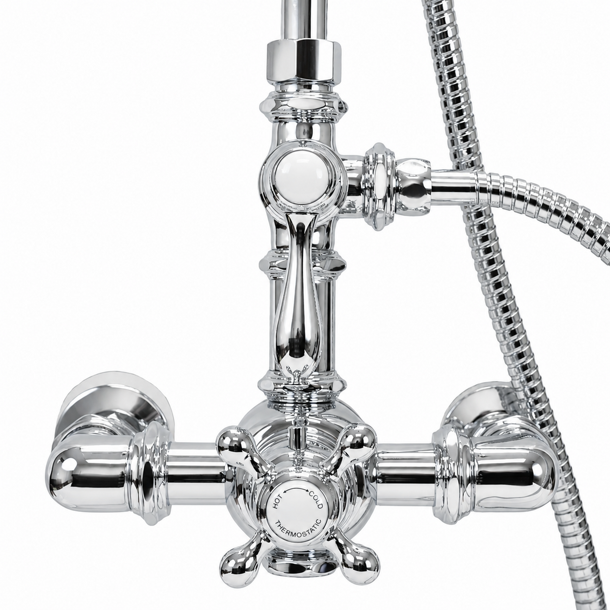 Exposed Thermostatic Shower System and Handshower P1090 | Strom Living - Showers