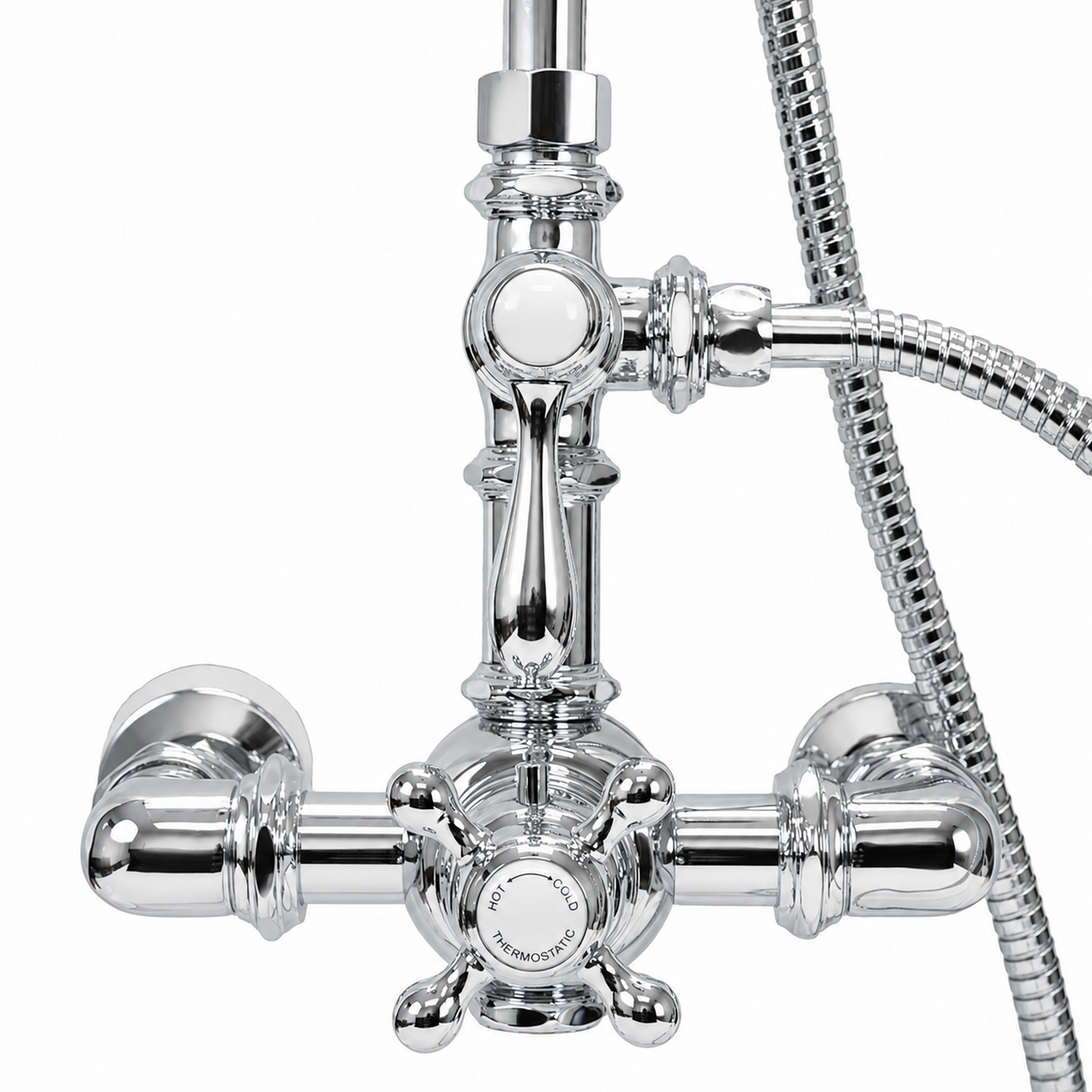 Exposed Thermostatic Shower System and Handshower P1090 | Strom Living - Showers
