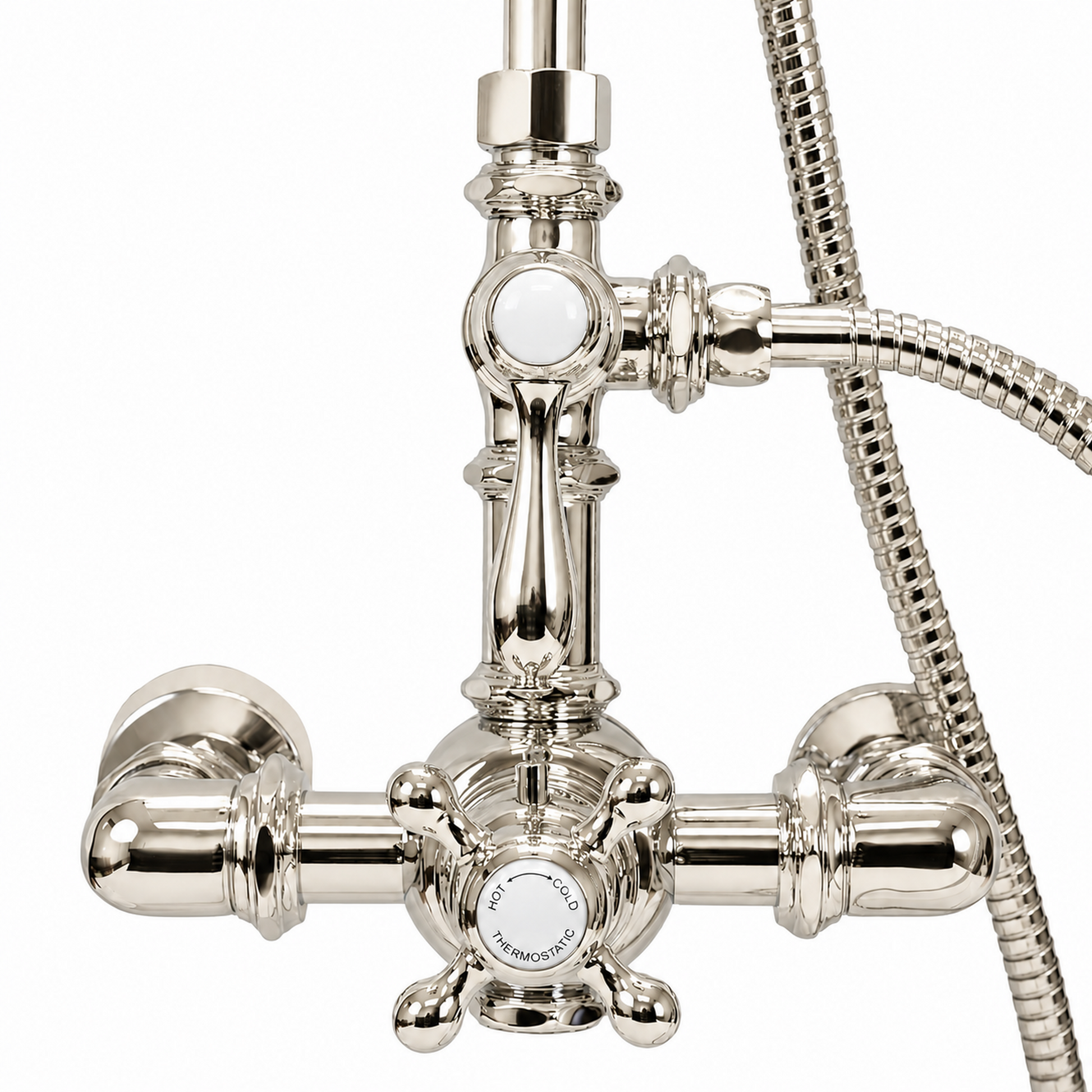 Exposed Thermostatic Shower System and Handshower P1090 | Strom Living - Showers