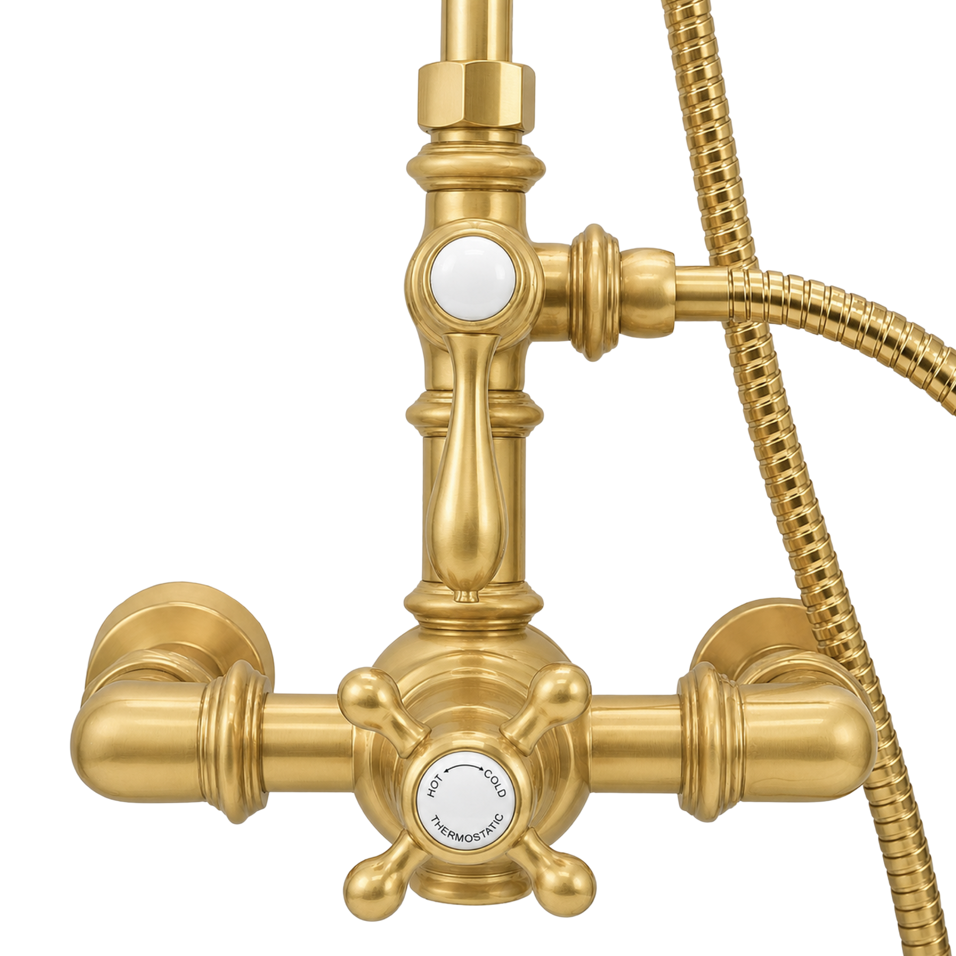 Exposed Thermostatic Shower System and Handshower P1090 | Strom Living - Showers