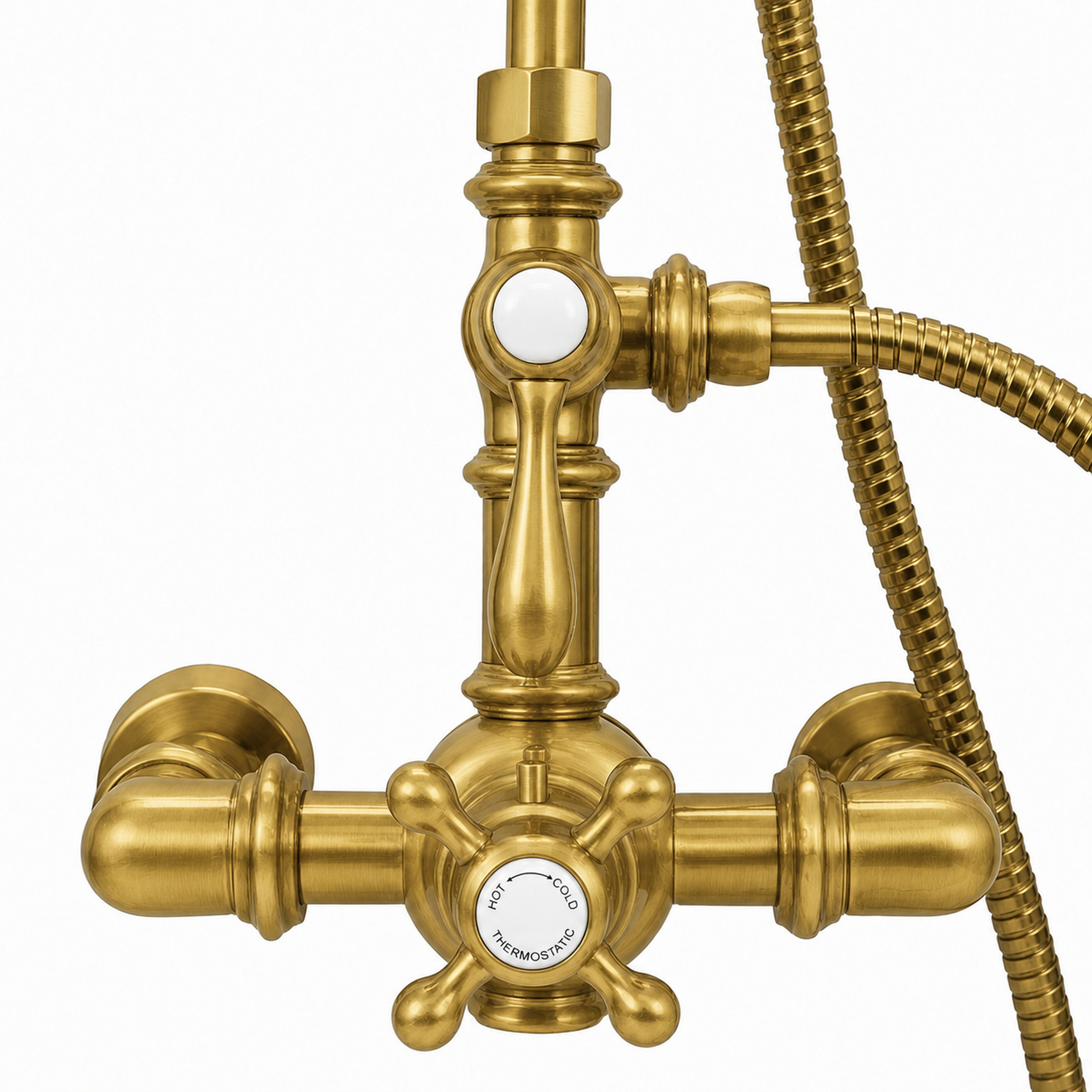 Exposed Thermostatic Shower System and Handshower P1090 | Strom Living - Showers
