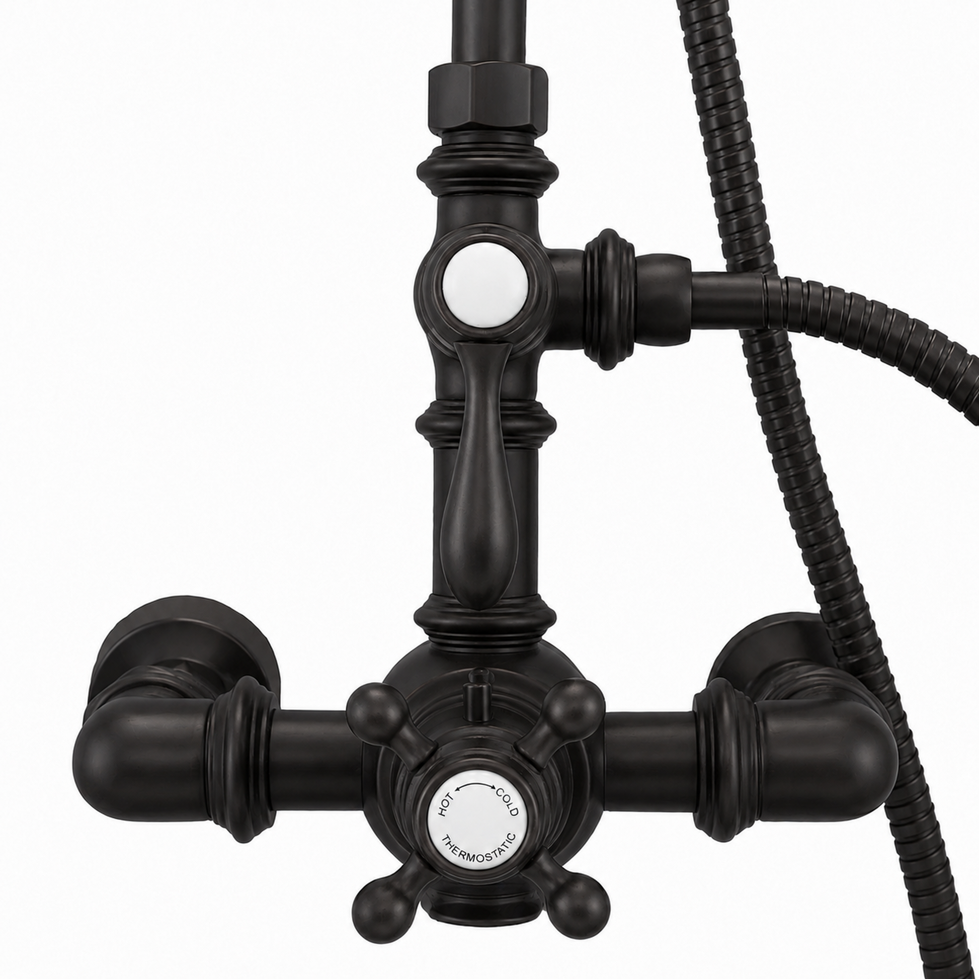 Exposed Thermostatic Shower System and Handshower P1090 | Strom Living - Showers